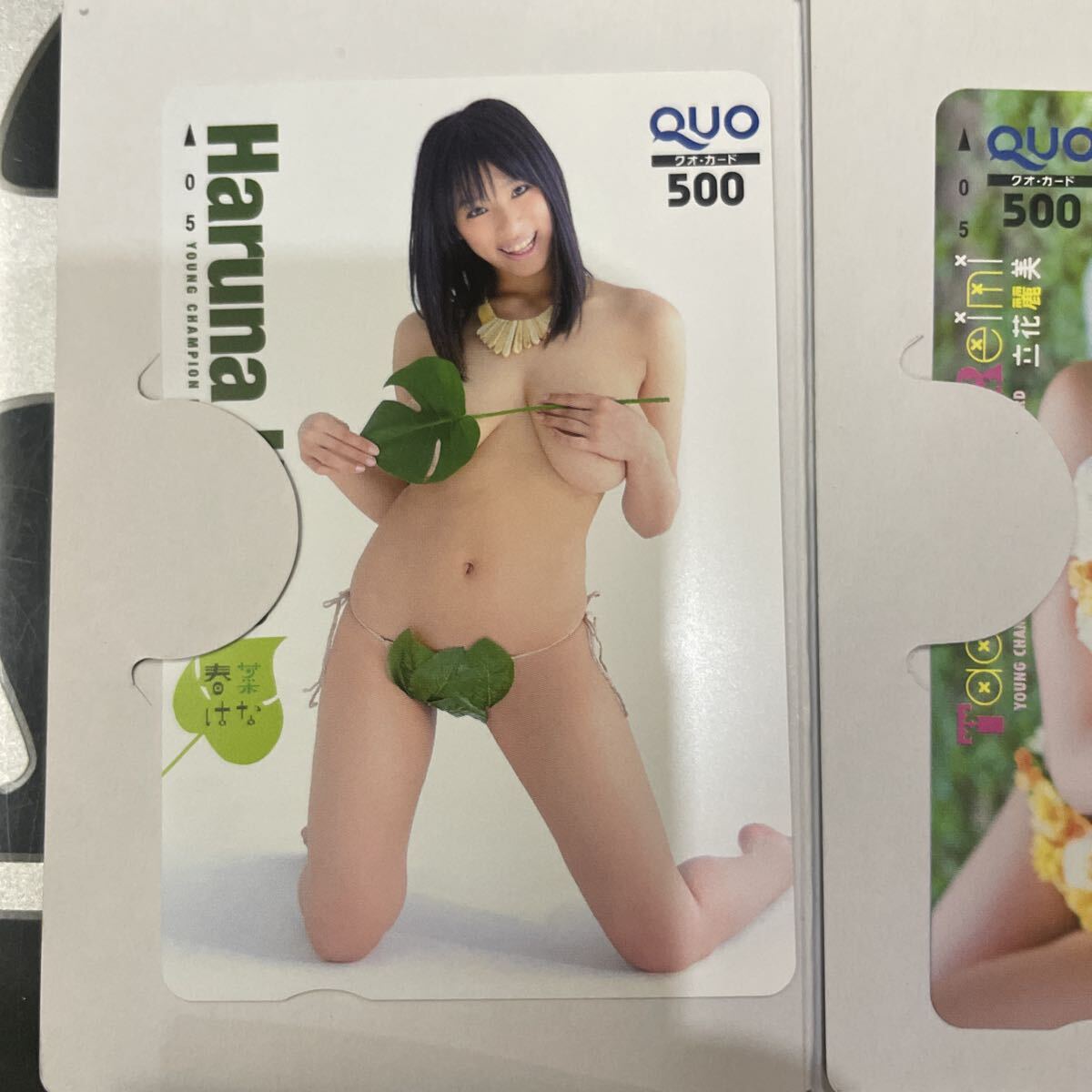 No159 Young Champion QUO карта идол gravure 