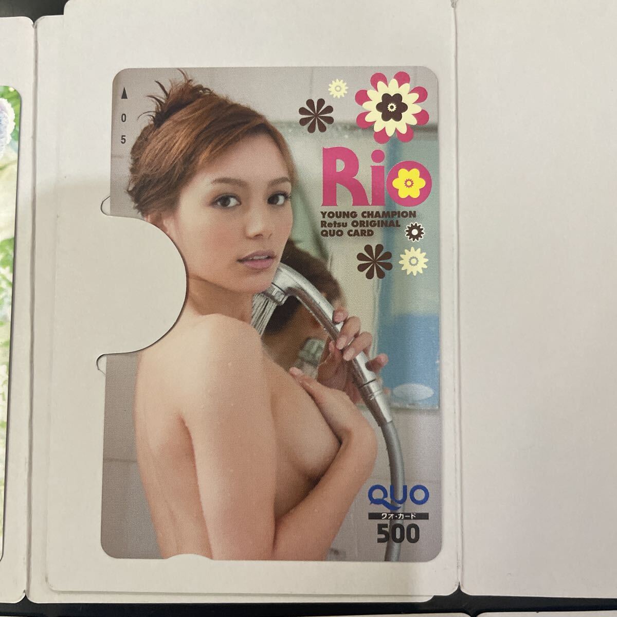 No161 Young Champion QUO карта идол gravure