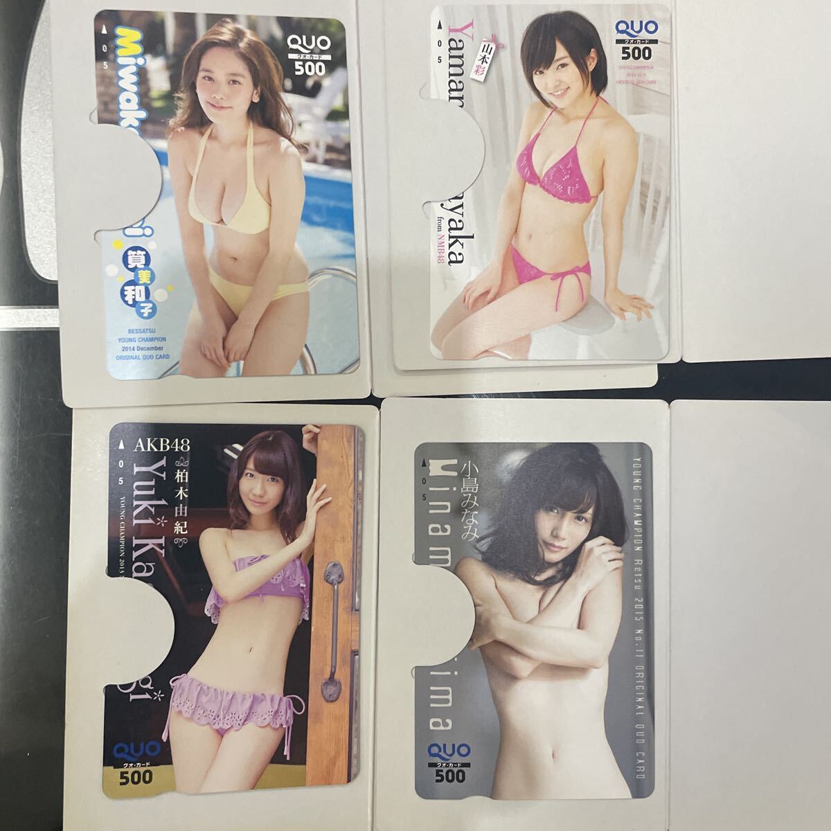 No172 Young Champion QUO карта идол gravure 