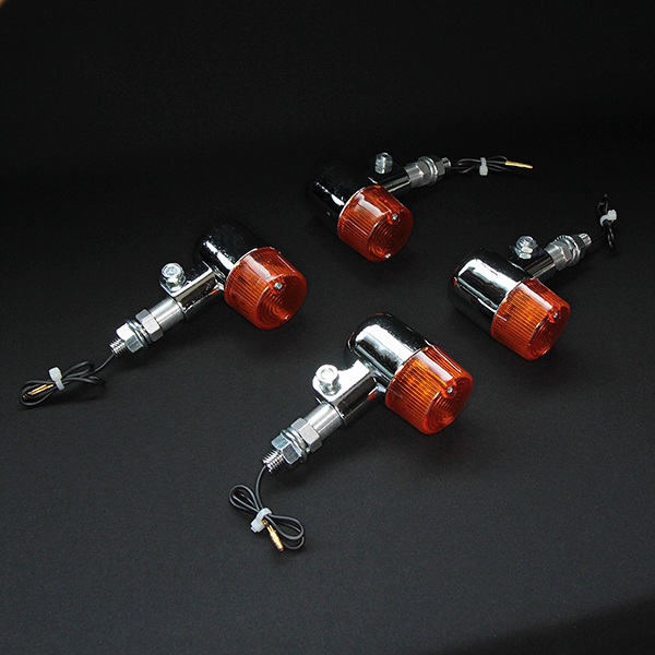 【581】丸型ヨーロピアンウインカー　35ミリ　オレンジ_画像2