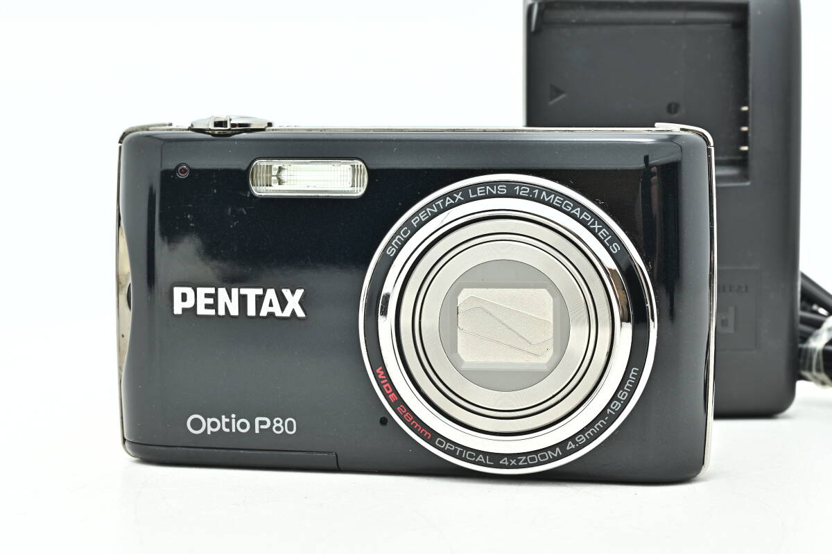 1K-059 PENTAX ペンタックス Optio P80 コンパクトデジタルカメラ_画像1