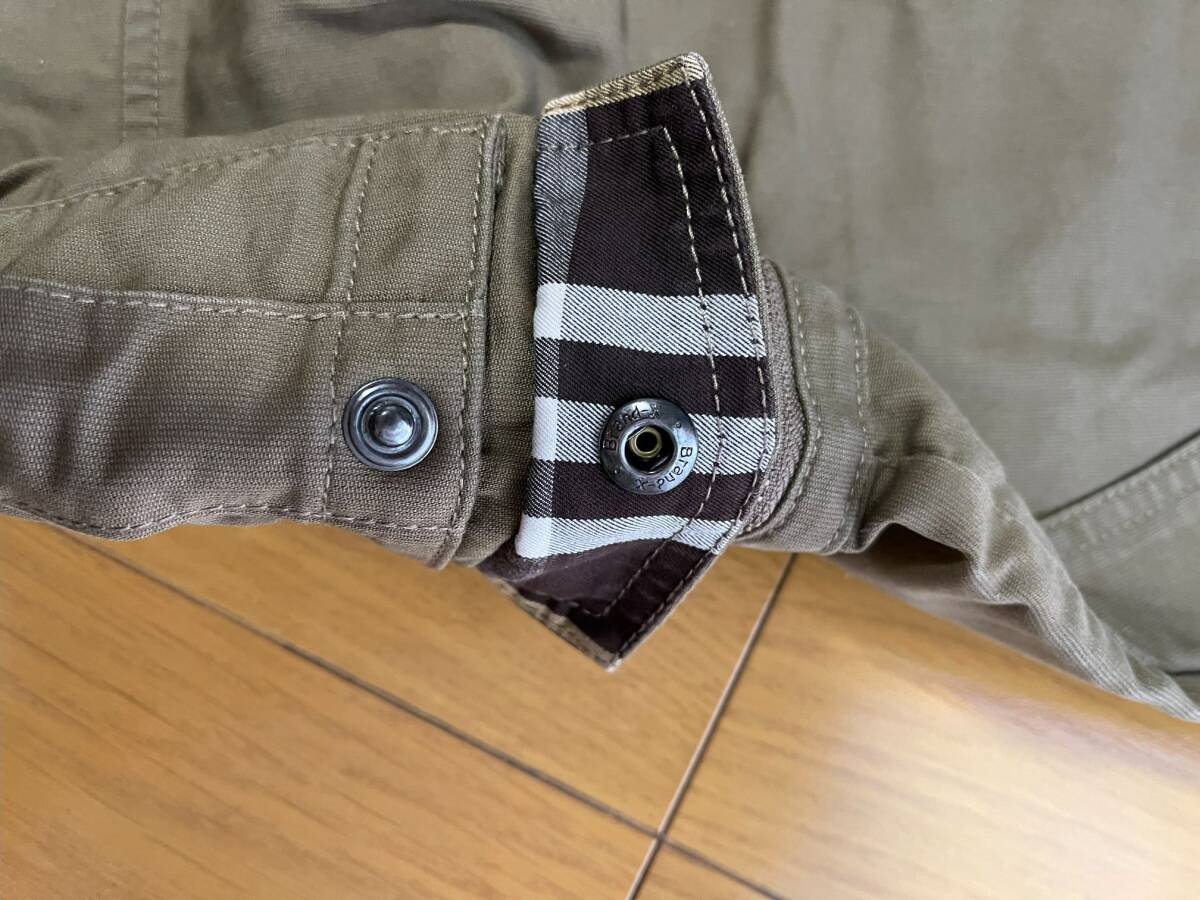 BURBERRY BLACK LABELカーゴパンツ(カーキ色)76_画像4