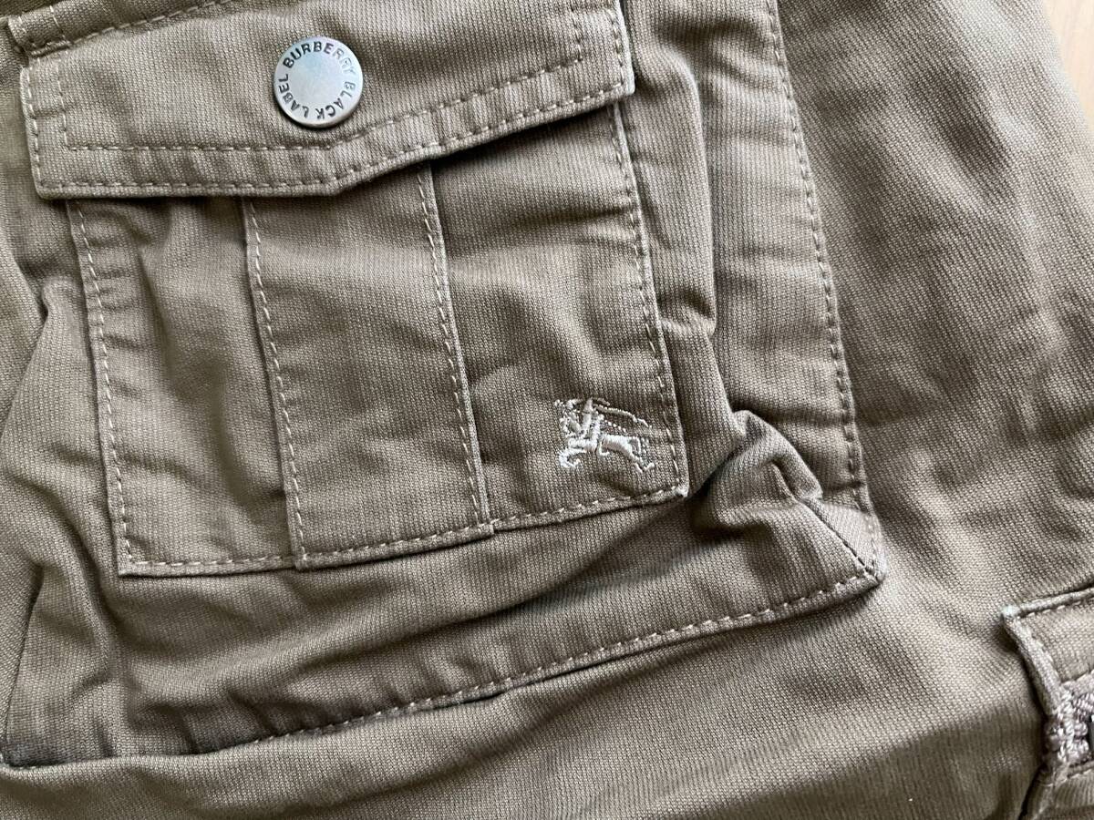 BURBERRY BLACK LABELカーゴパンツ(カーキ色)76_画像7