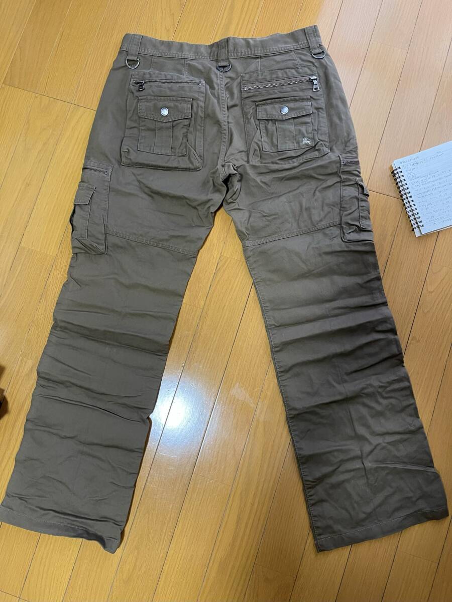 BURBERRY BLACK LABELカーゴパンツ(カーキ色)76_画像2
