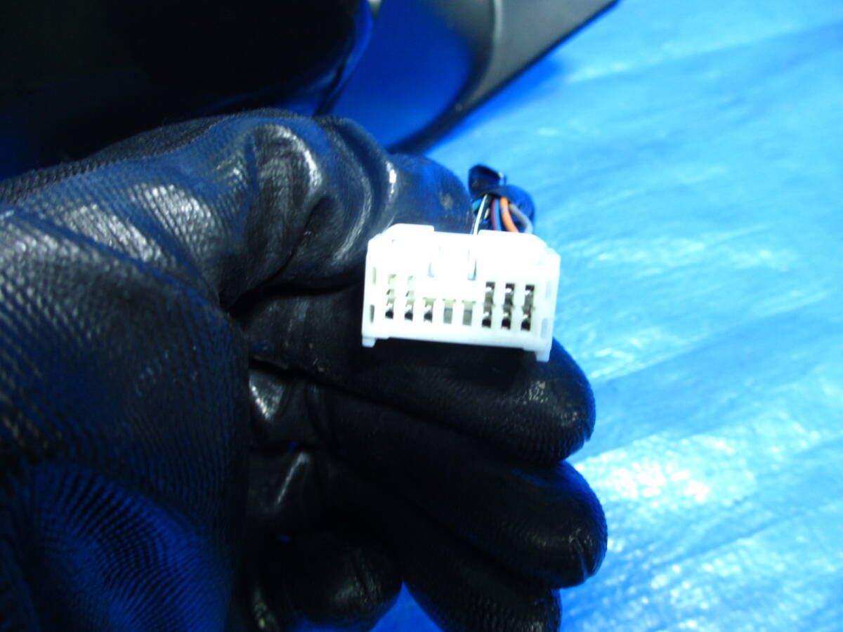 管1337-5 2006年 走行少53203キロ 5万 ホンダ オデッセイ RB1 右 ドアミラー サイドミラー 黒 9本線 動作品_画像3