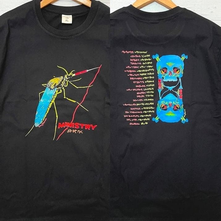 MINISTRY PUSHEAD　Tシャツ　90’s　ミニストリー パスヘッド_画像1