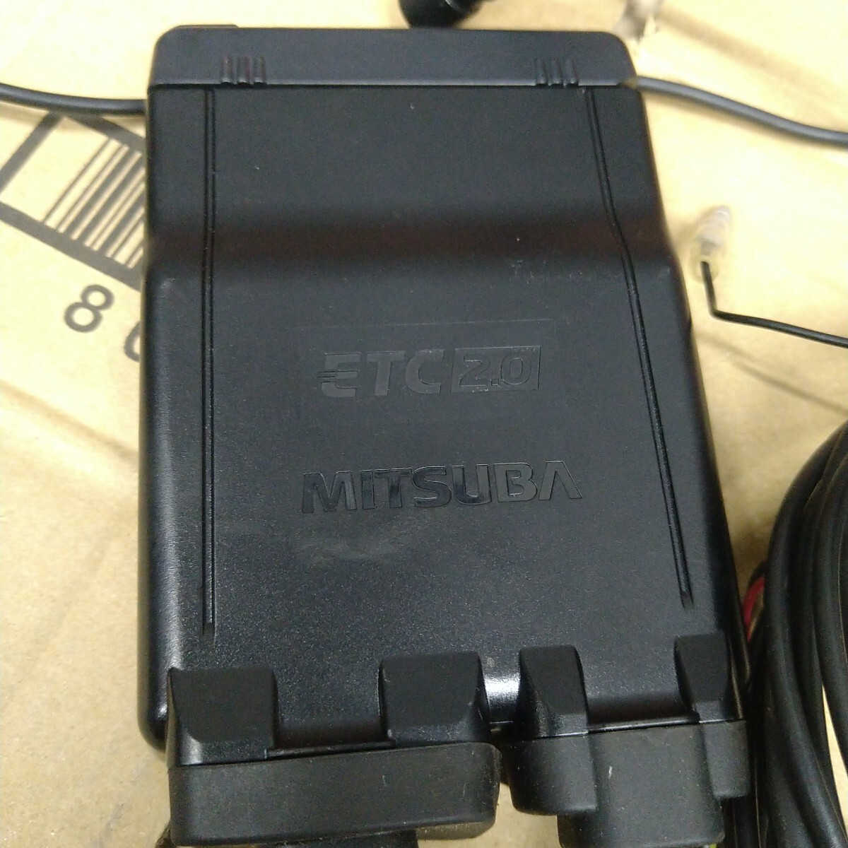 二輪用 ETC2.0 ミツバサンコーワ 実働外し 中古 バイク用 車載器ETC BE700_画像1