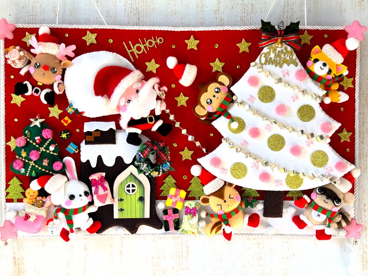 HAPPY* ручная работа * фетр * цельный гобелен * стена украшение * интерьер * Рождество * tree * lease * подарок * солнечный ta* животное * носки HAPPY* ручная работа * фетр * цельный гобелен * стена украшение * интерьер * Рождество * tree * lease * подарок * солнечный ta* животное * носки