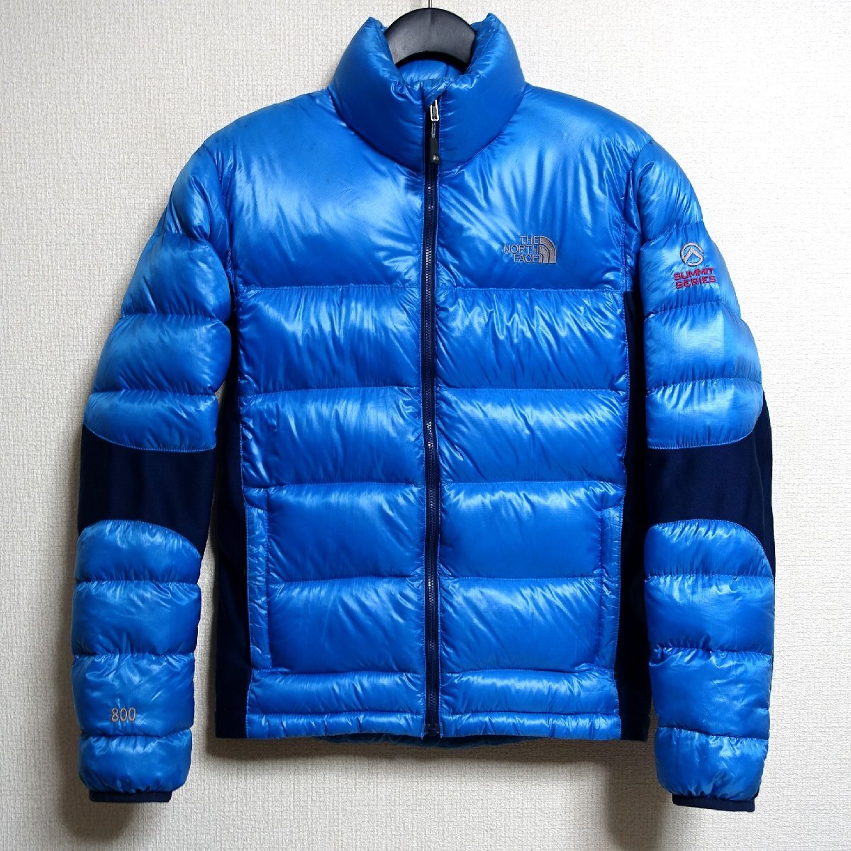 THE NORTH FACE ノースフェイス サミットシリーズ ダウンジャケット 800FP メンズ Mサイズ 正規品 ブルー Z6072_画像1
