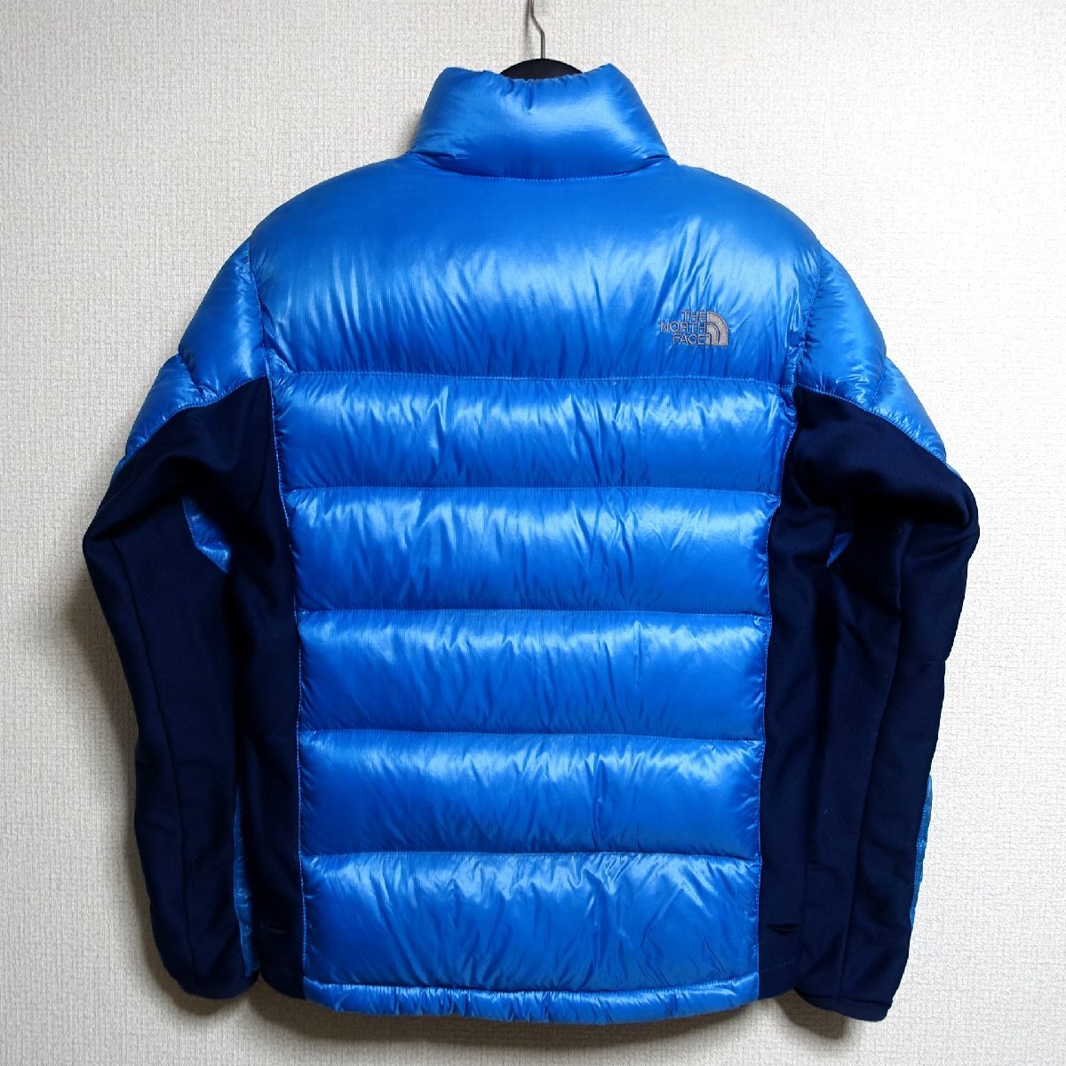 THE NORTH FACE ノースフェイス サミットシリーズ ダウンジャケット 800FP メンズ Mサイズ 正規品 ブルー Z6072_画像2