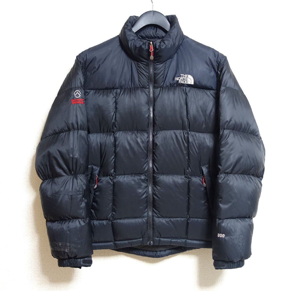 THE NORTH FACE ノースフェイス サミットシリーズ ローツェ ダウンジャケット 800FP メンズ Mサイズ 正規品 ブラック Z6089_画像1
