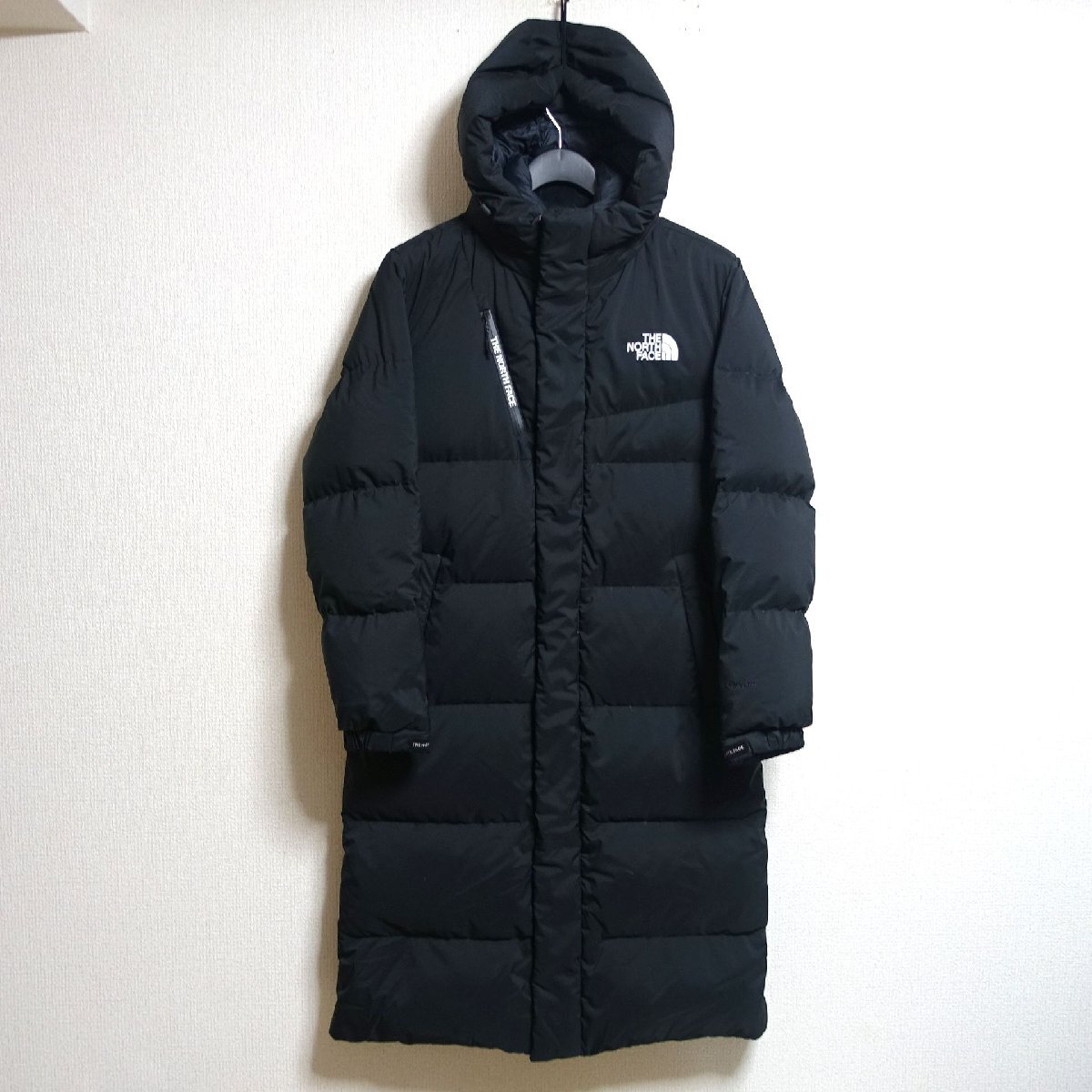 THE NORTH FACE ノースフェイス ドライベント ダウンコート ロング ダウンジャケット メンズ Mサイズ 正規品 ブラック Z6096_画像1