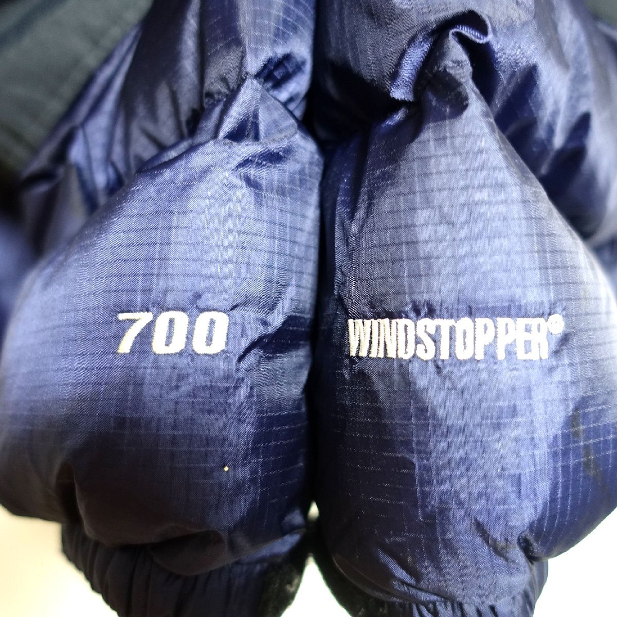 THE NORTH FACE ノースフェイス サミットシリーズ バルトロ ダウンジャケット 700FP メンズ Mサイズ 正規品 ブルー Z6103_画像6