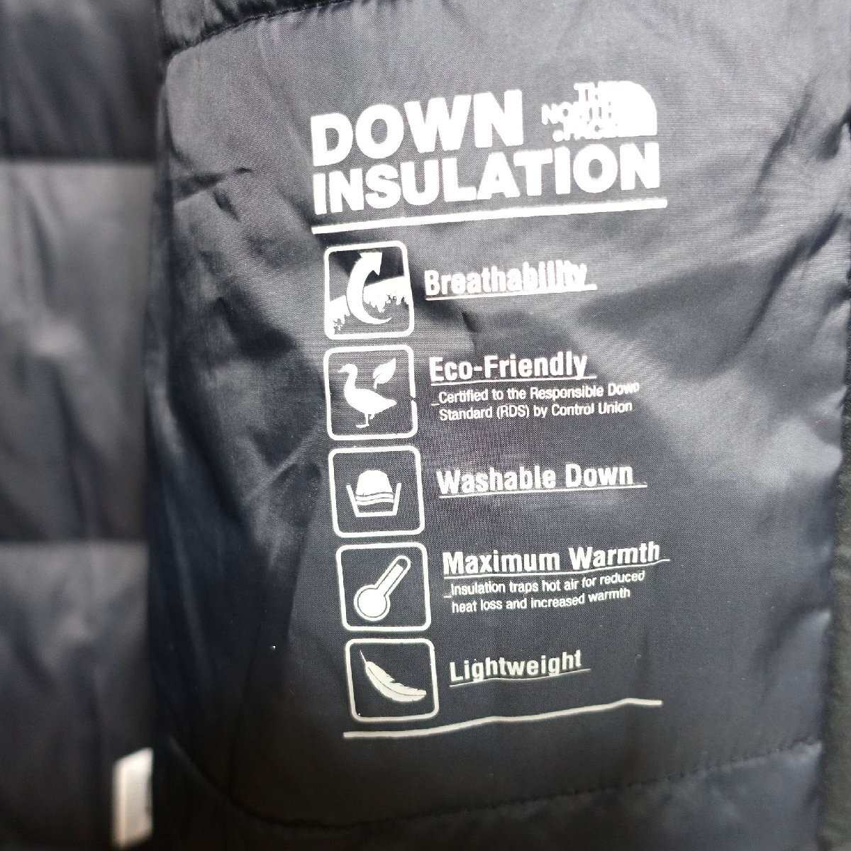 THE NORTH FACE ノースフェイス ダウンコート ロング ダウンジャケット メンズ XSサイズ 正規品 ブラック Z5907_画像6