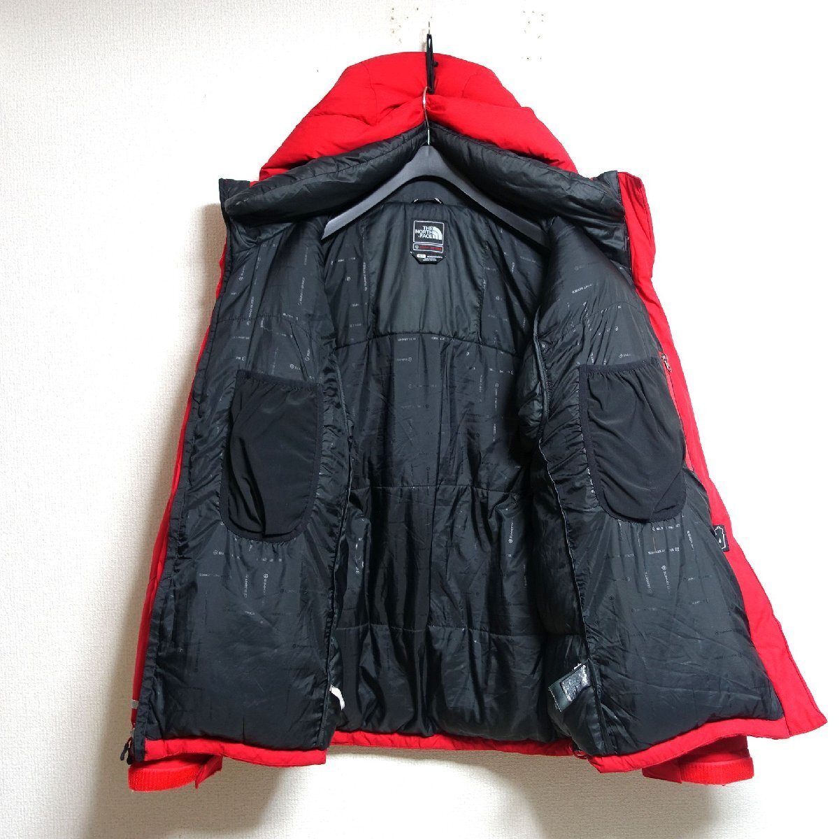 THE NORTH FACE ノースフェイス サミットシリーズ ヒマラヤン パーカ ダウンジャケット 800FP メンズ Sサイズ 正規品 レッド Z5954_画像3