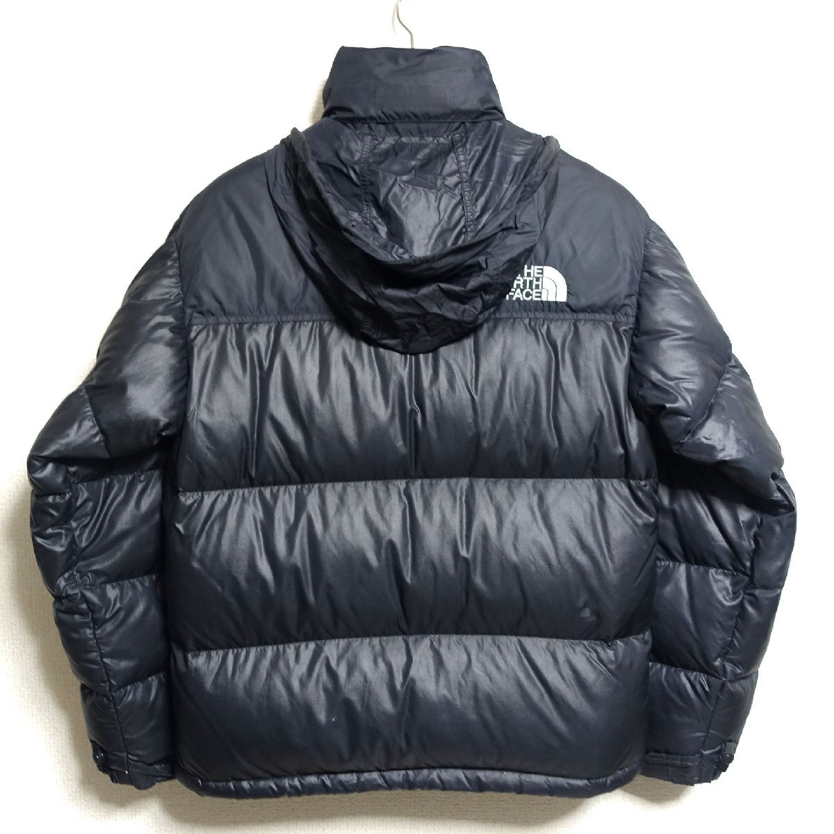 THE NORTH FACE ノースフェイス ヌプシ ダウンジャケット 700FP メンズ Sサイズ 正規品 ブラック Z5968_画像2