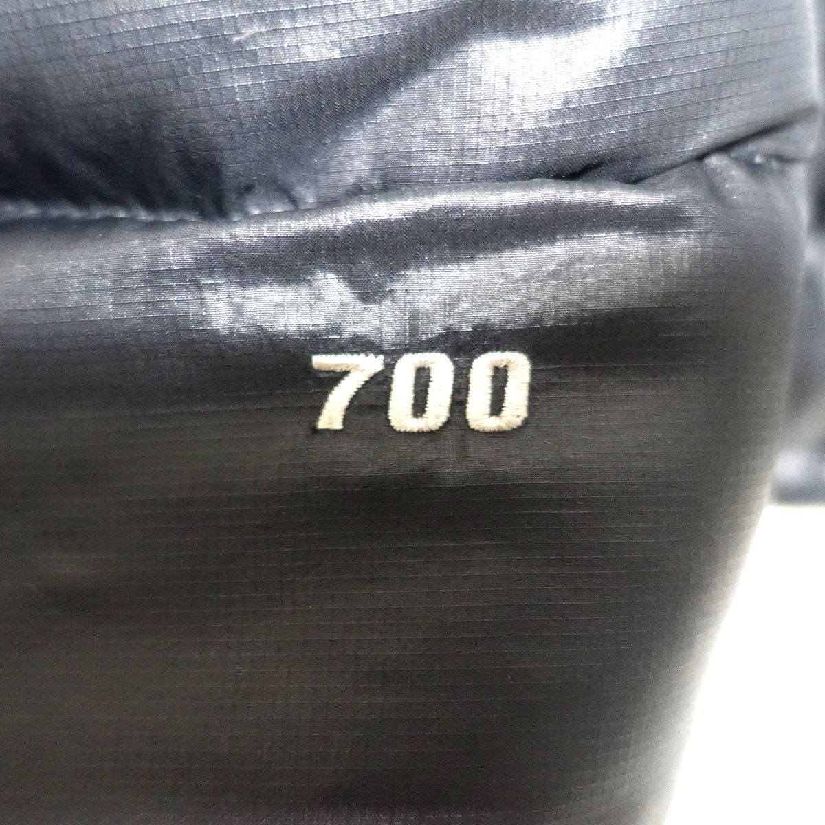 THE NORTH FACE ノースフェイス ヌプシ ダウンジャケット 700FP メンズ XSサイズ 正規品 ブラック Z5991_画像5