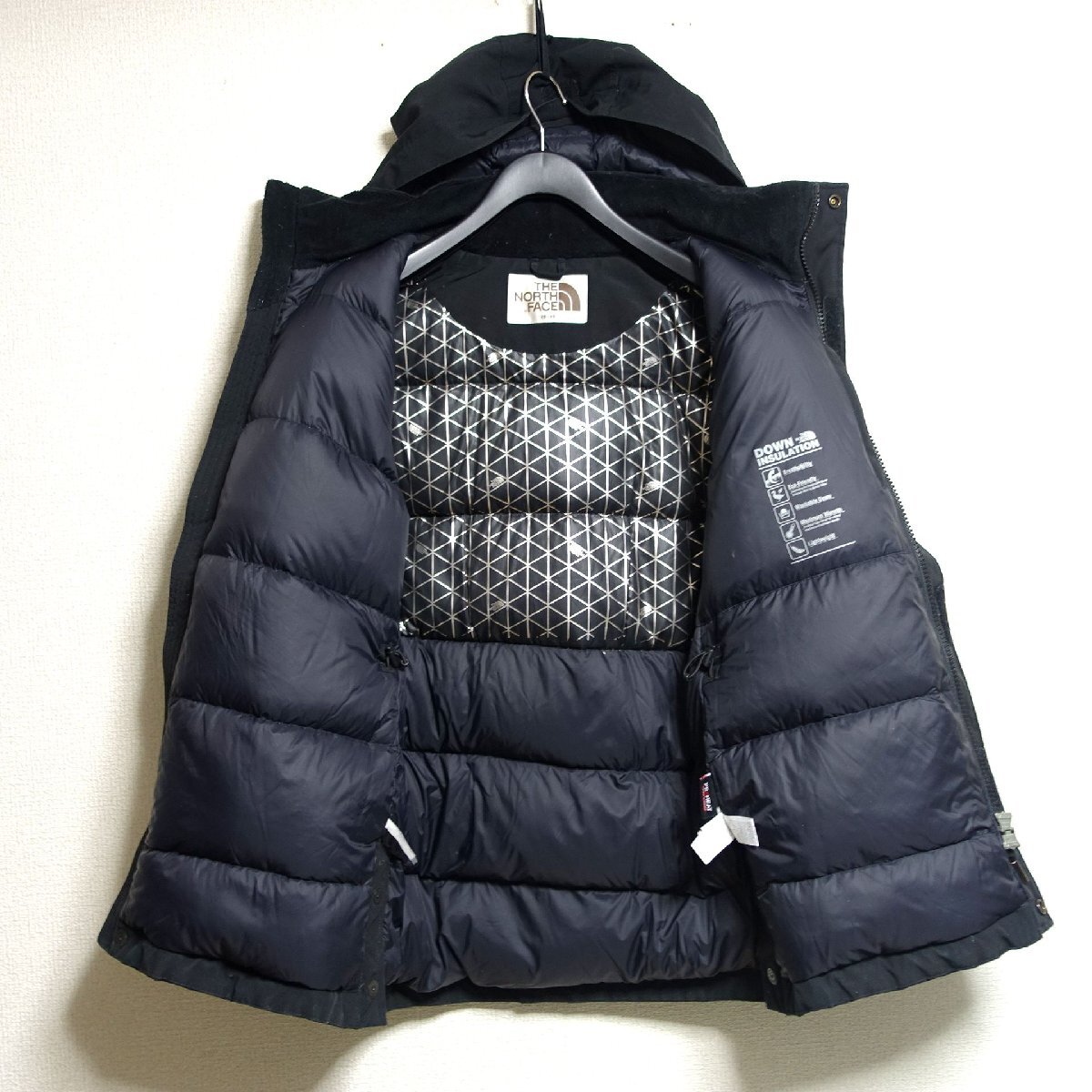 THE NORTH FACE ノースフェイス ダウンジャケット メンズ XSサイズ 正規品 ブラック Z6007_画像3