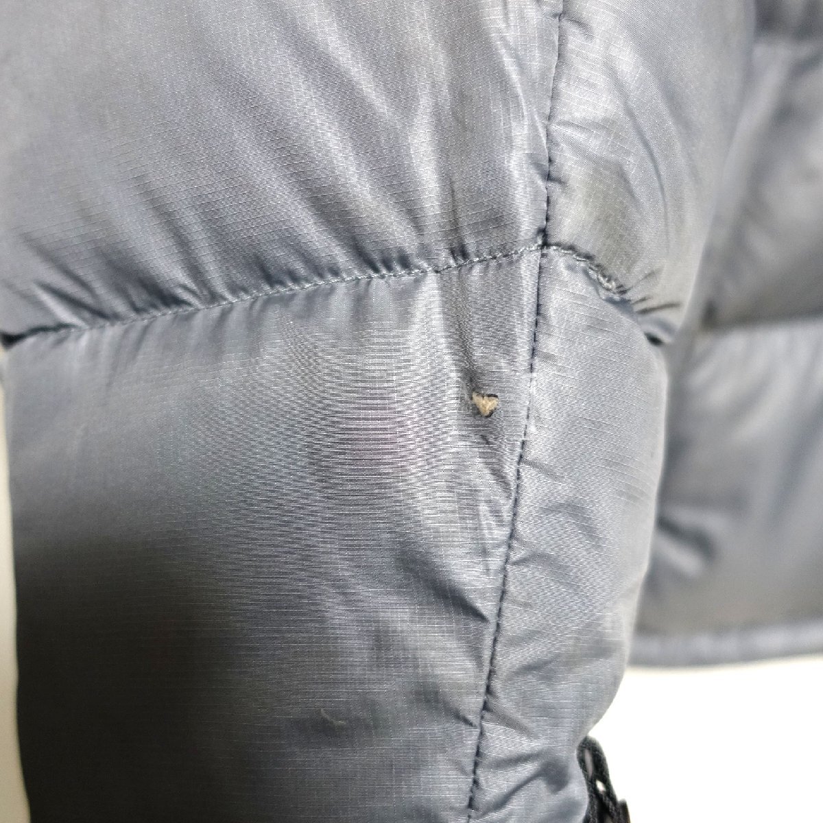 THE NORTH FACE ノースフェイス ヌプシ ダウンジャケット 700FP メンズ Sサイズ 正規品 グレー Z6021_画像9