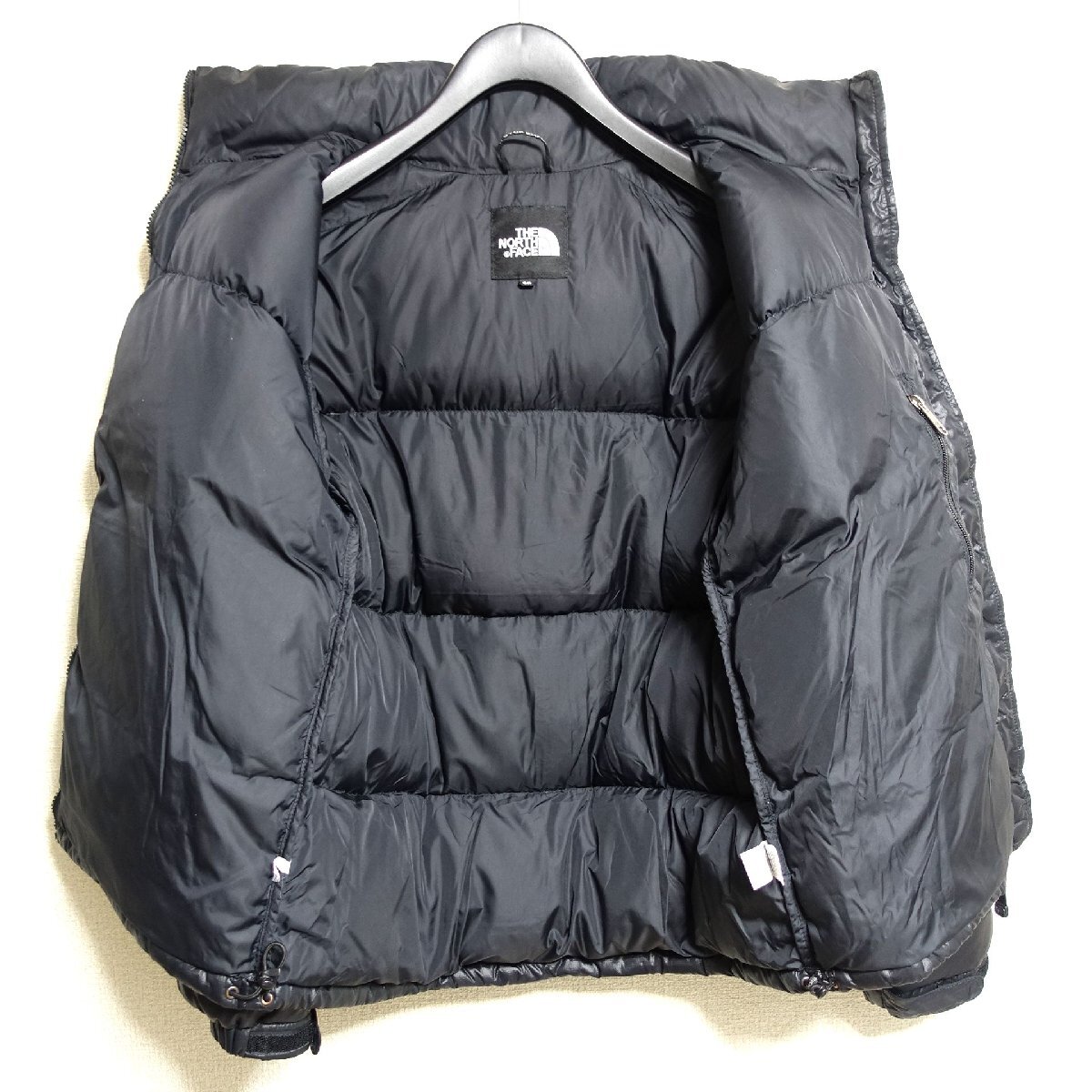 THE NORTH FACE ノースフェイス ヌプシ ダウンジャケット 700FP メンズ Sサイズ 正規品 ブラック Z6027_画像3