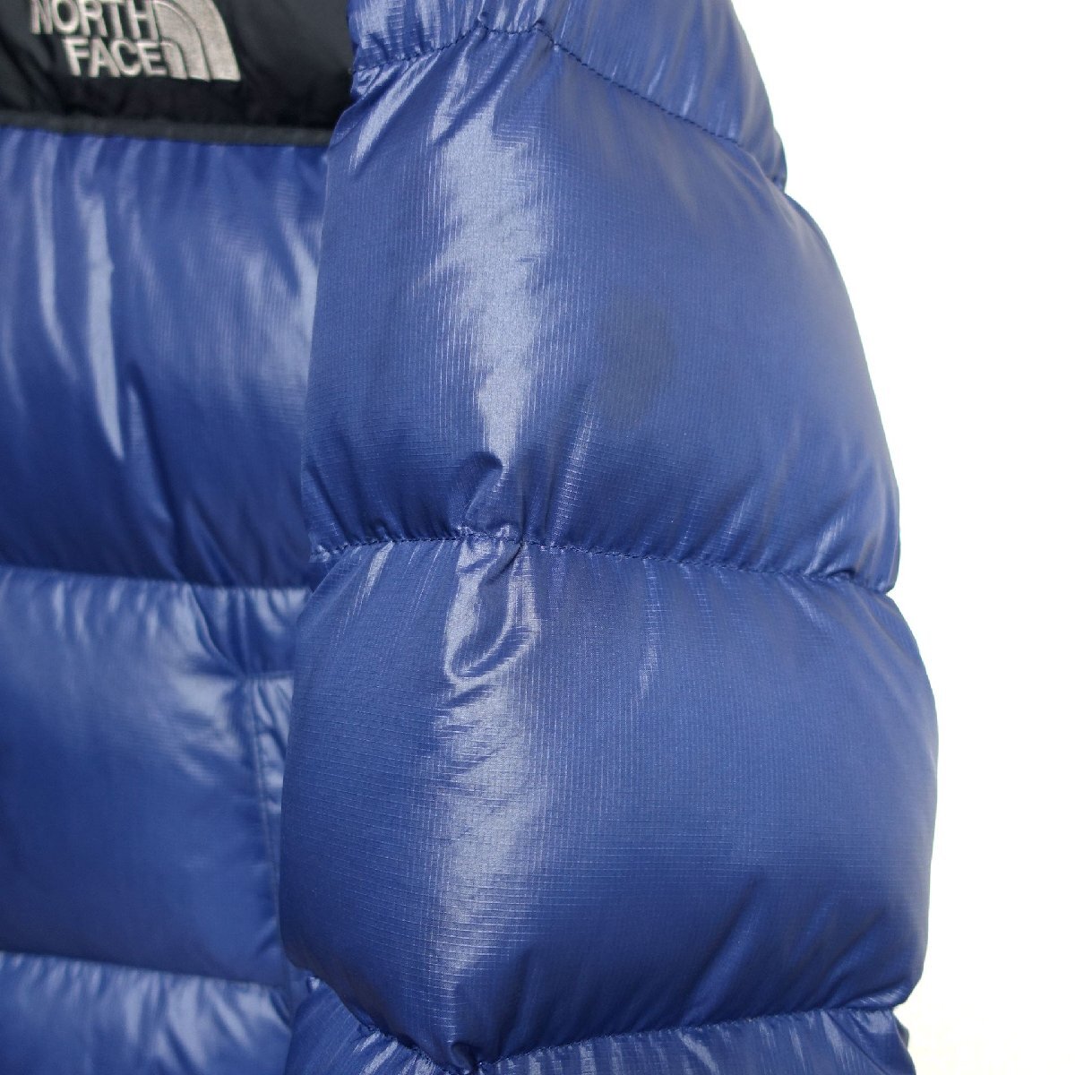 THE NORTH FACE ノースフェイス ヌプシ ダウンジャケット 700FP メンズ Sサイズ 正規品 ブルー Z6016_画像7