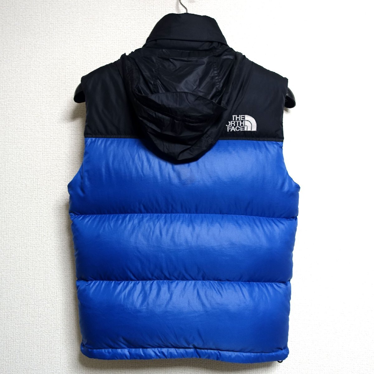 THE NORTH FACE ノースフェイス ヌプシ ダウンベスト 700FP メンズ XSサイズ 正規品 ブルー Z6017_画像2