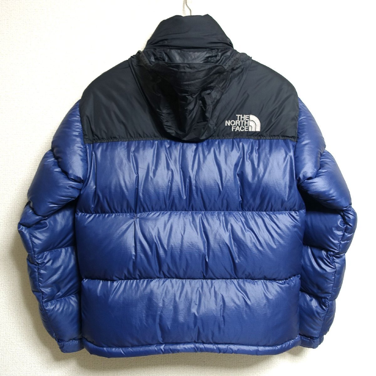 THE NORTH FACE ノースフェイス ヌプシ ダウンジャケット 700FP メンズ Sサイズ 正規品 ブルー Z6016_画像2