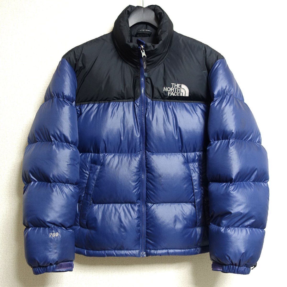 THE NORTH FACE ノースフェイス ヌプシ ダウンジャケット 700FP メンズ Sサイズ 正規品 ブルー Z6016_画像1