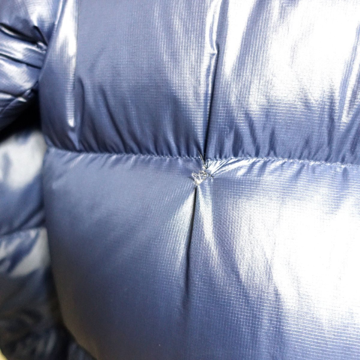 THE NORTH FACE ノースフェイス ヌプシ ダウンジャケット 700FP メンズ Sサイズ 正規品 ブルー Z6016_画像9