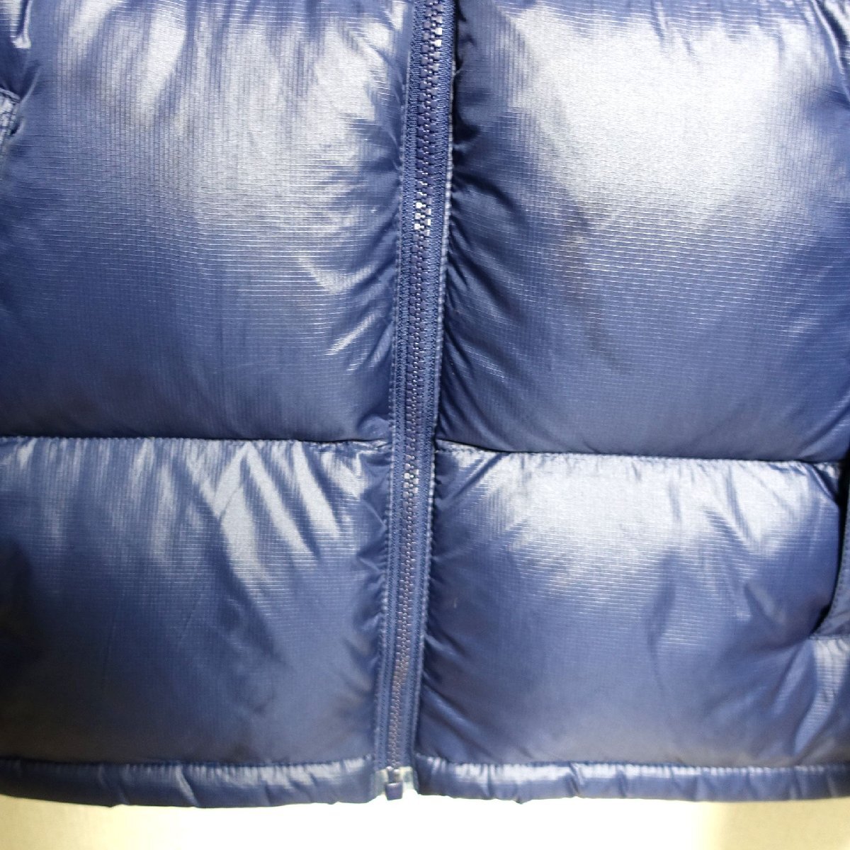 THE NORTH FACE ノースフェイス ヌプシ ダウンジャケット 700FP メンズ Sサイズ 正規品 ブルー Z6016_画像6