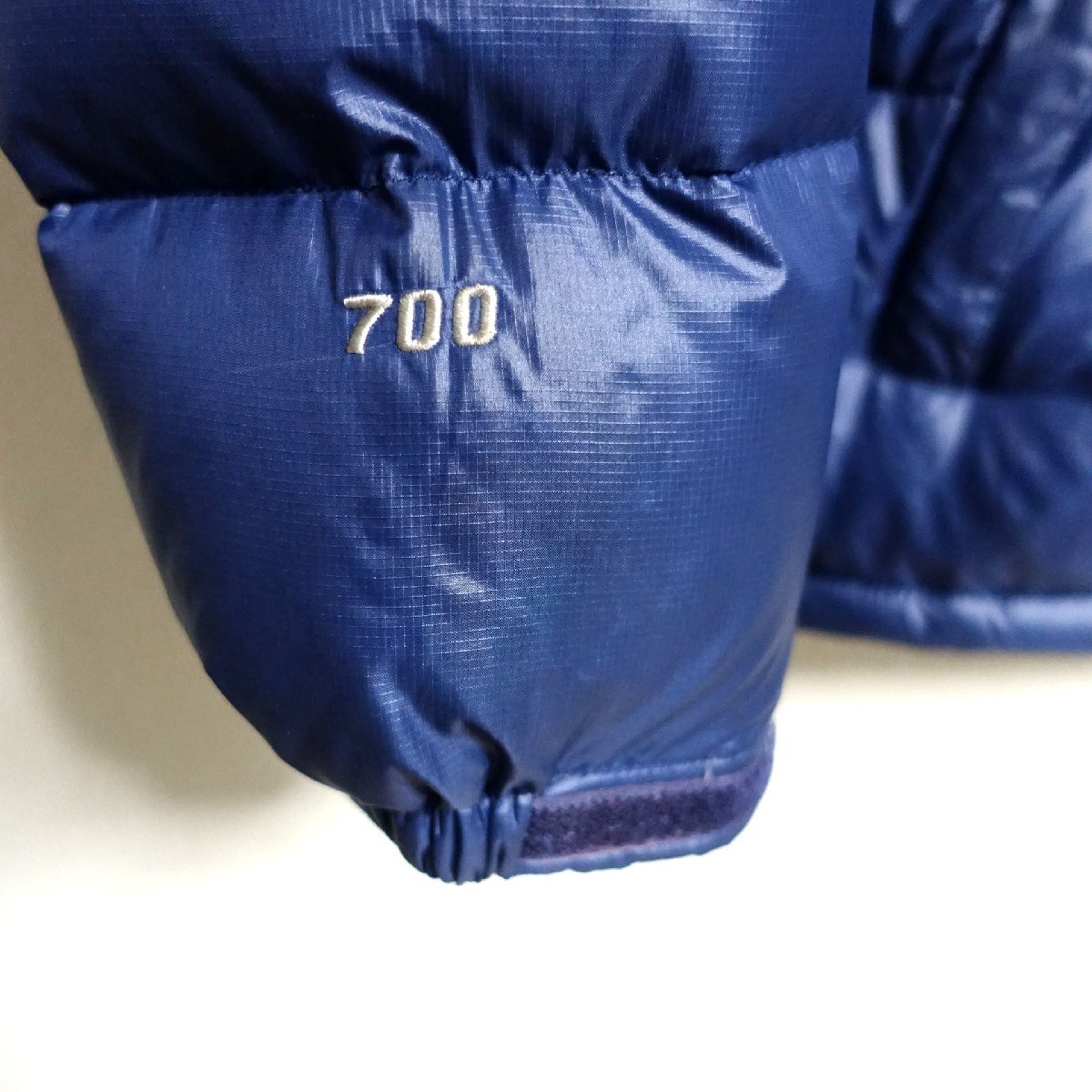 THE NORTH FACE ノースフェイス ヌプシ ダウンジャケット 700FP メンズ Sサイズ 正規品 ブルー Z6016_画像10