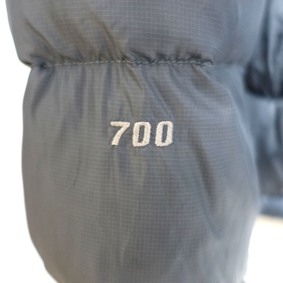 THE NORTH FACE ノースフェイス ヌプシ ダウンジャケット 700FP メンズ Sサイズ 正規品 グレー D10337_画像5