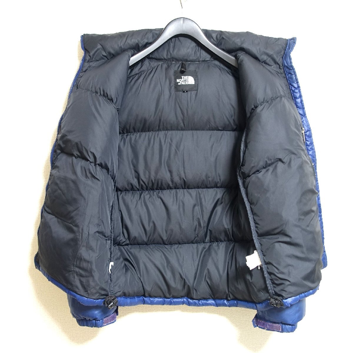 THE NORTH FACE ノースフェイス ヌプシ ダウンジャケット 700FP メンズ Sサイズ 正規品 ブルー D10347_画像3