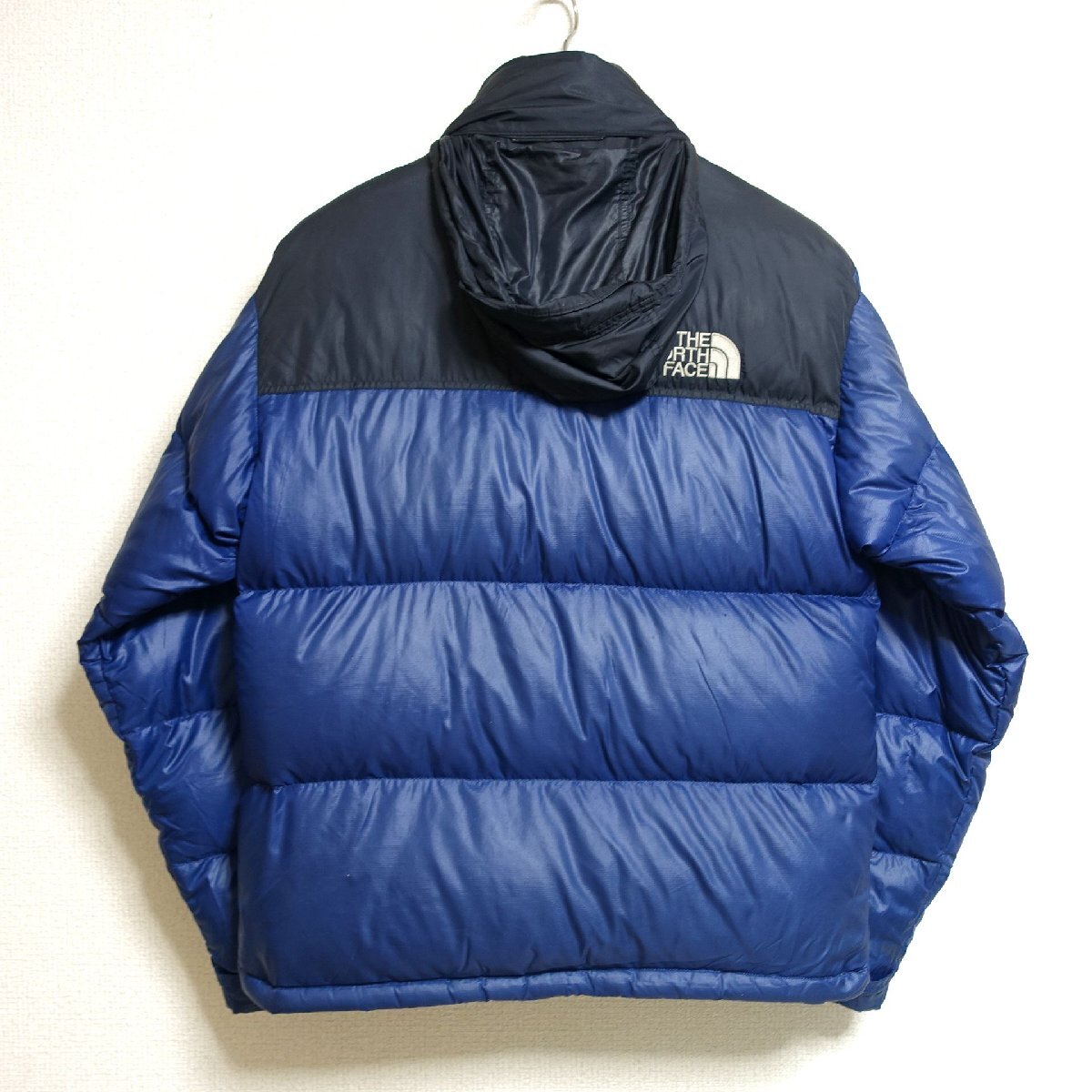 THE NORTH FACE ノースフェイス ヌプシ ダウンジャケット 700FP メンズ Sサイズ 正規品 ブルー D10347_画像2