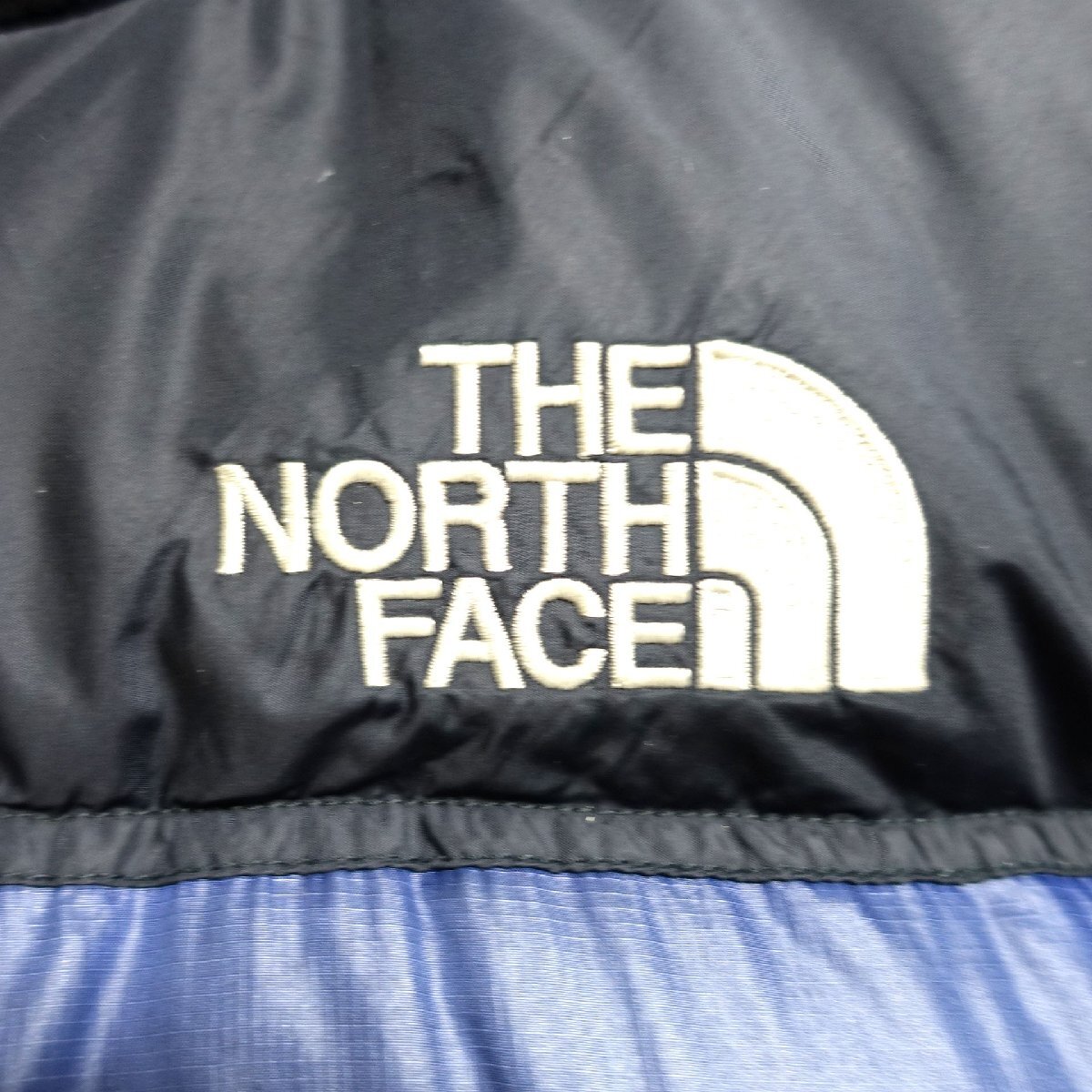 THE NORTH FACE ノースフェイス ヌプシ ダウンジャケット 700FP メンズ Sサイズ 正規品 ブルー D10347_画像4
