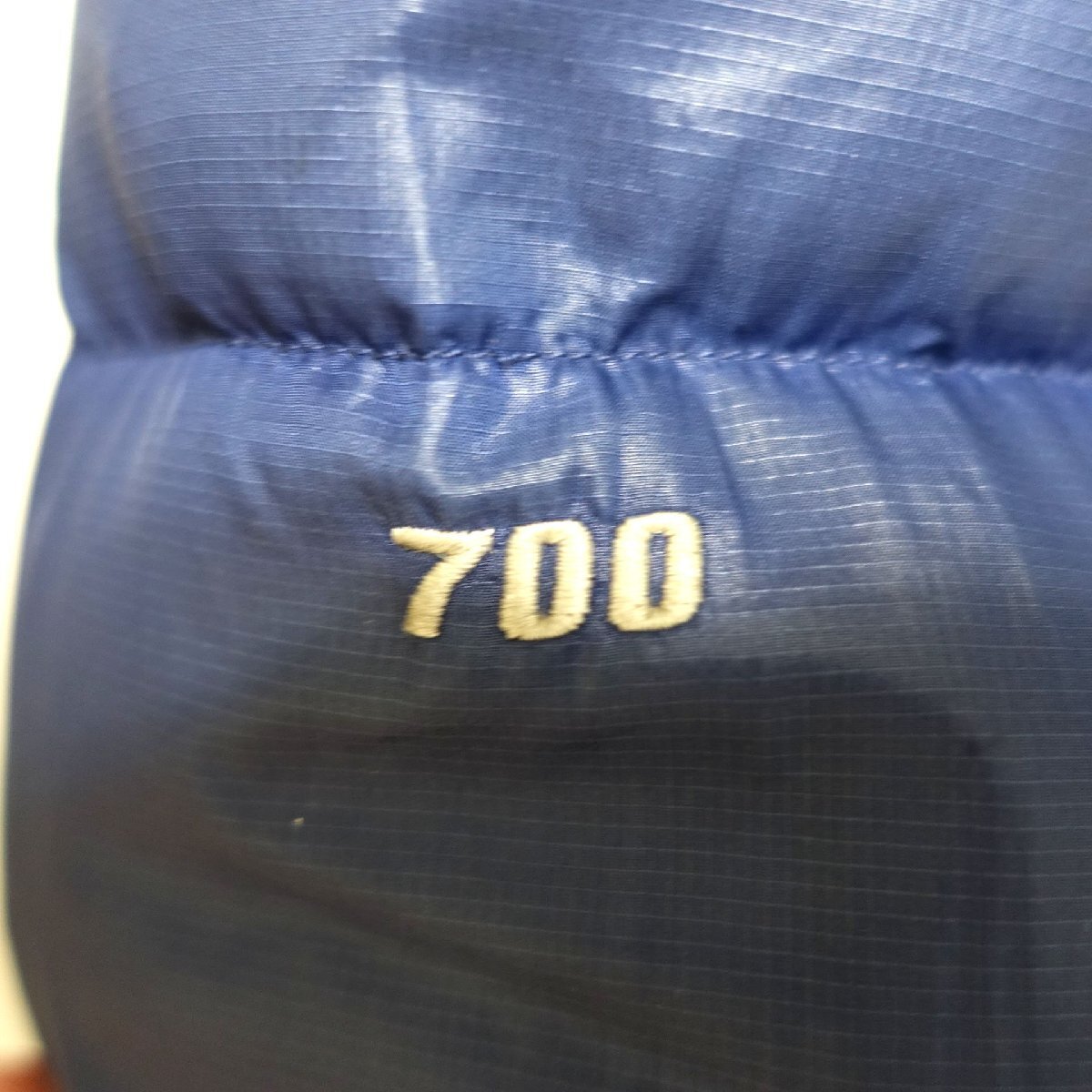 THE NORTH FACE ノースフェイス ヌプシ ダウンジャケット 700FP メンズ Sサイズ 正規品 ブルー D10347_画像5