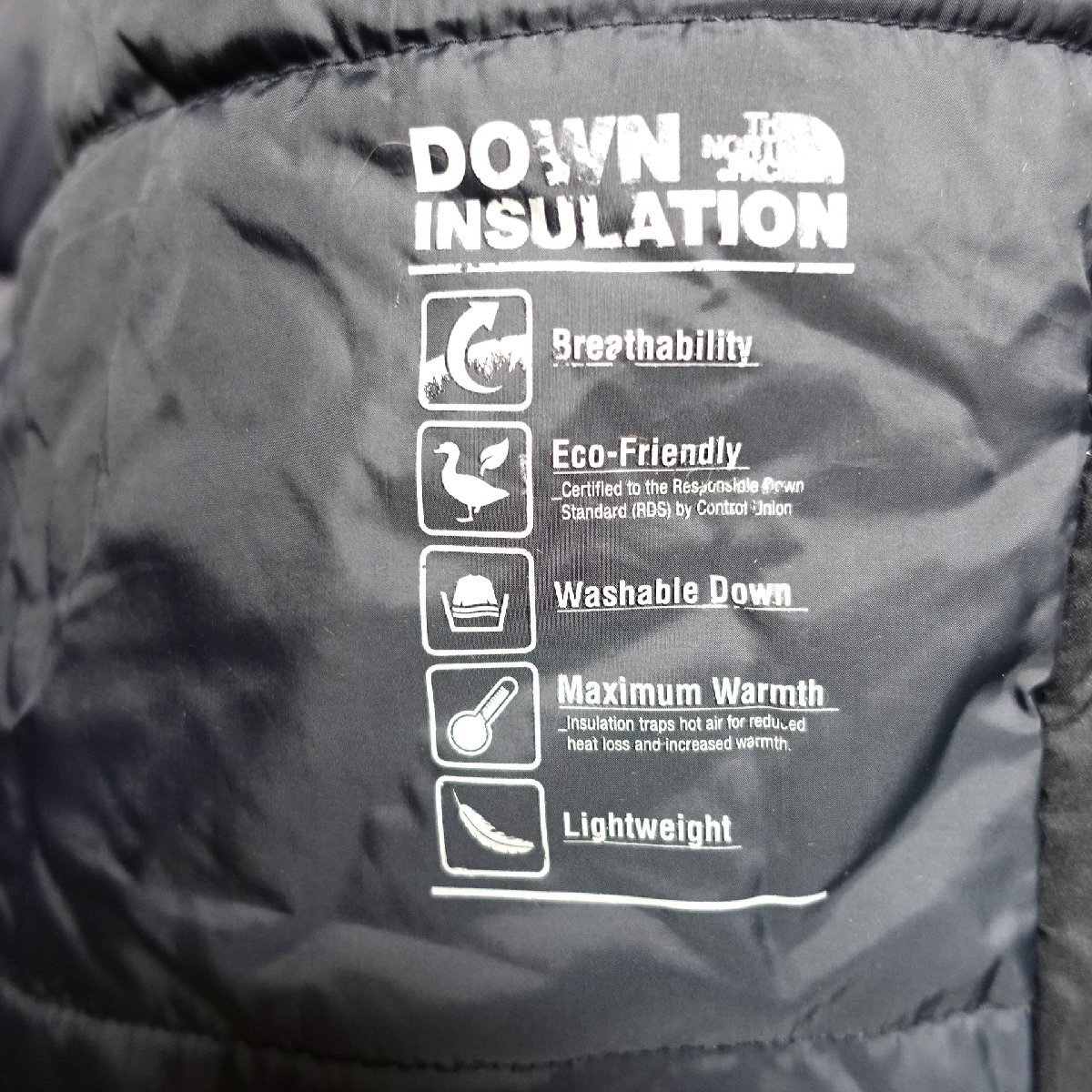 THE NORTH FACE ノースフェイス ダウンコート ロング ダウンジャケット メンズ Sサイズ 正規品 ブラック D10372_画像6