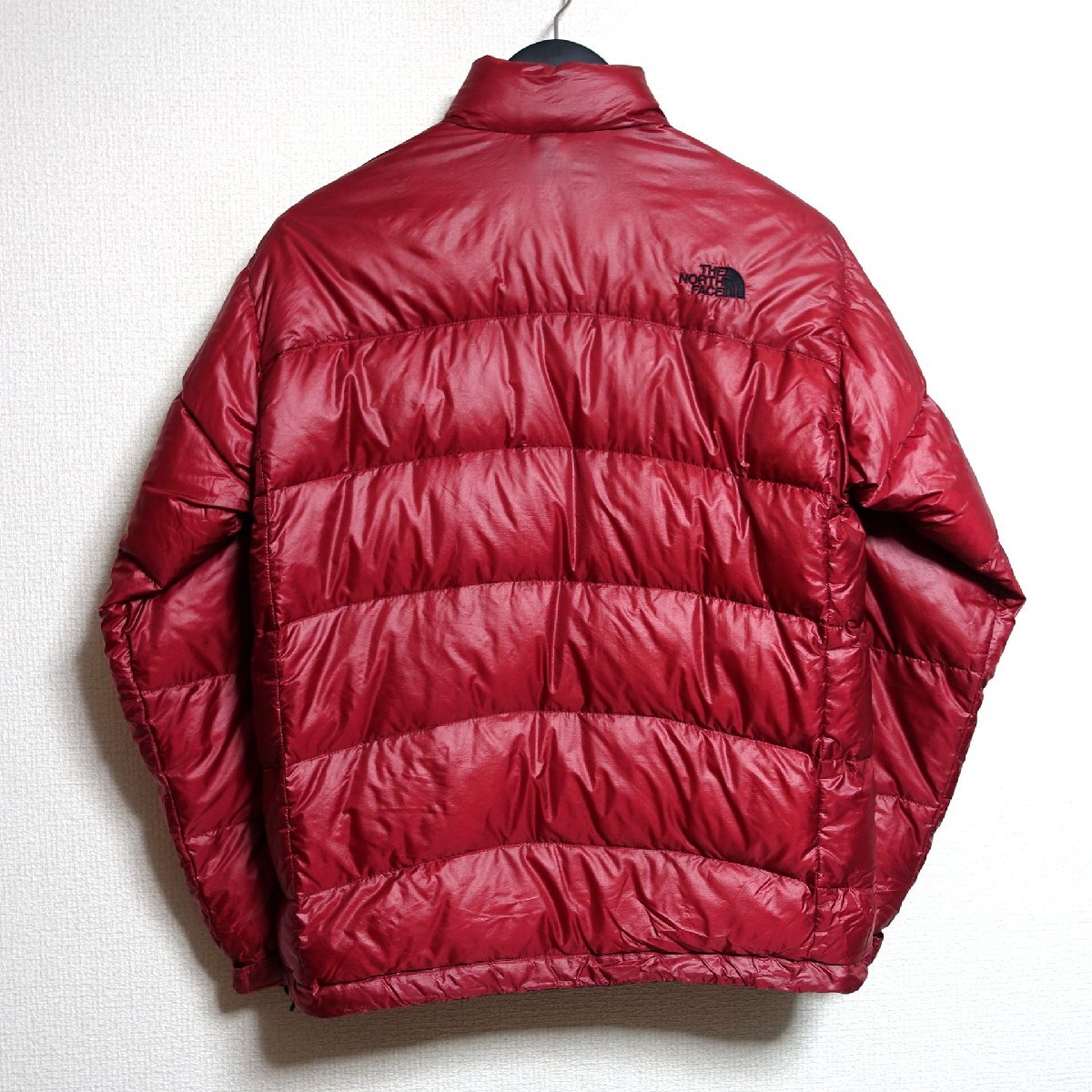 THE NORTH FACE ノースフェイス サミットシリーズ アコンカグア ダウンジャケット メンズ Sサイズ 正規品 レッド D10371_画像2