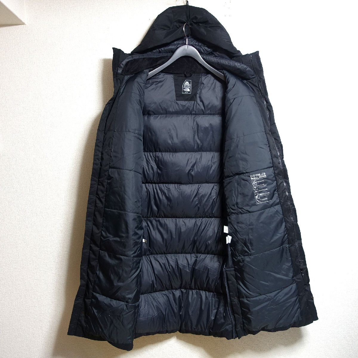 THE NORTH FACE ノースフェイス ダウンコート ロング ダウンジャケット メンズ Sサイズ 正規品 ブラック D10372_画像3