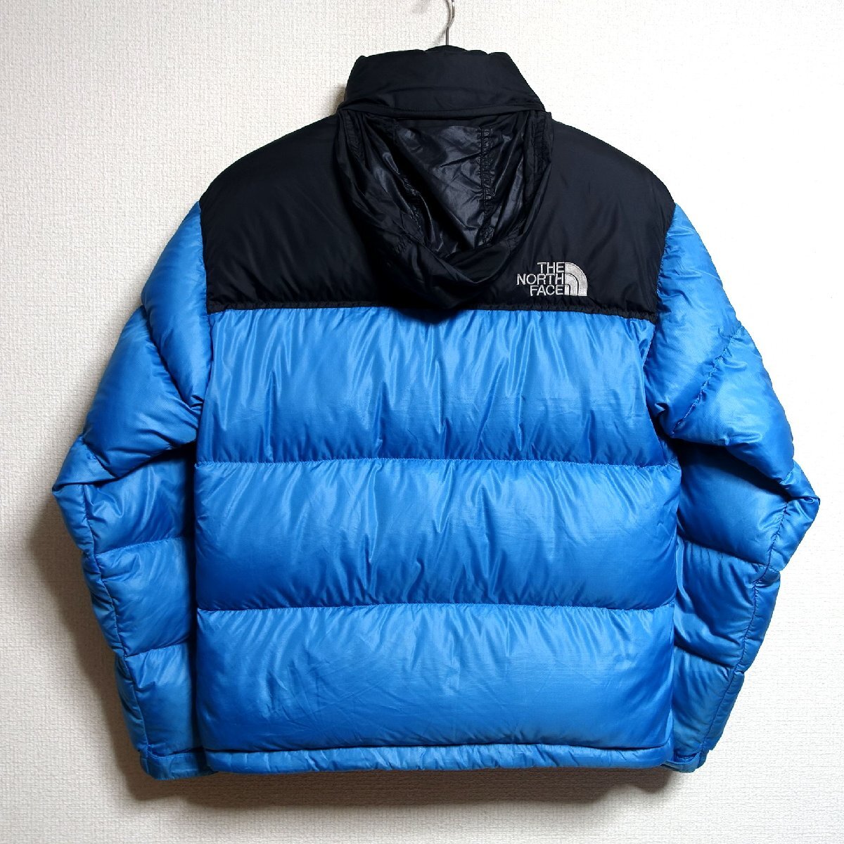 THE NORTH FACE ノースフェイス ヌプシ ダウンジャケット 700FP メンズ Sサイズ 正規品 ブルー D10378_画像2