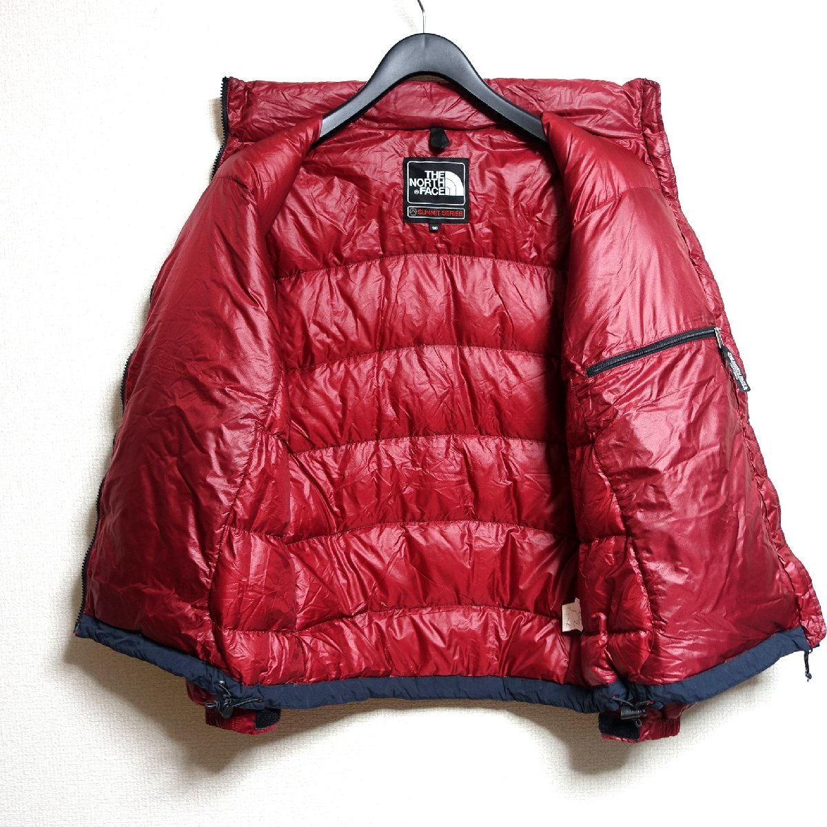 THE NORTH FACE ノースフェイス サミットシリーズ アコンカグア ダウンジャケット メンズ Sサイズ 正規品 レッド D10371_画像3
