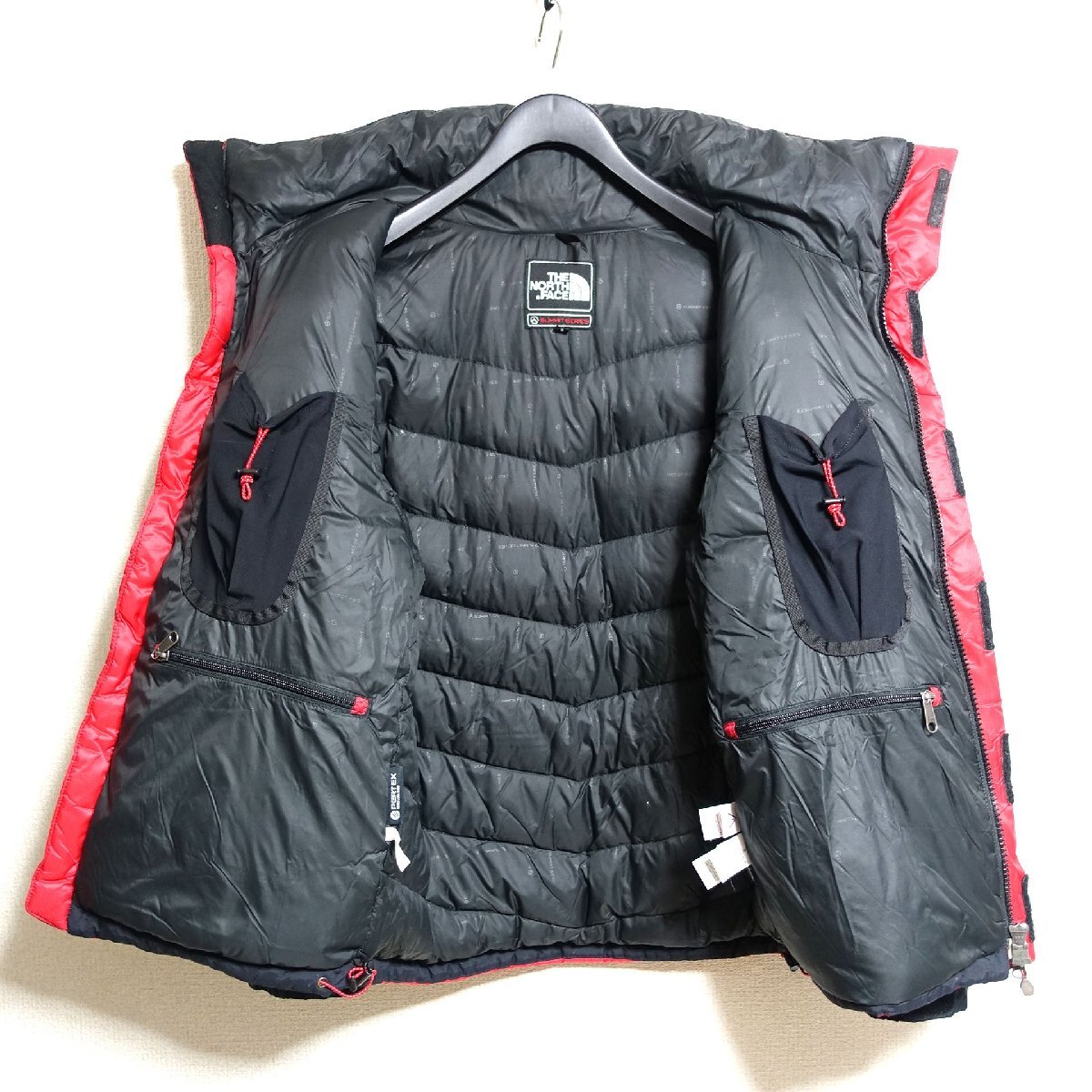 THE NORTH FACE ノースフェイス サミットシリーズ ダウンジャケット 850FP メンズ Sサイズ 正規品 レッド Z5760_画像3