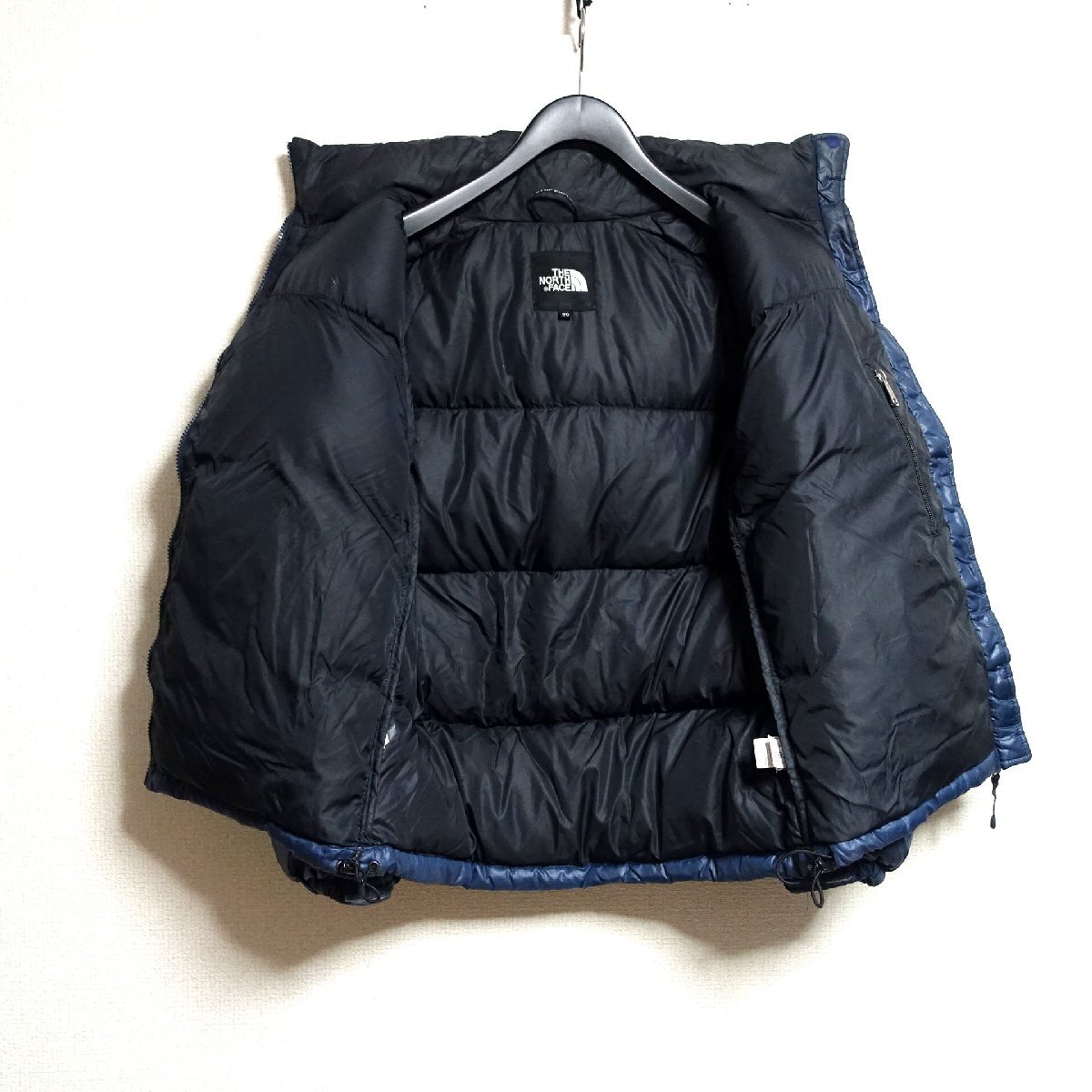 THE NORTH FACE ノースフェイス ヌプシ ダウンジャケット 700FP メンズ Sサイズ 正規品 ブルー D10428_画像3