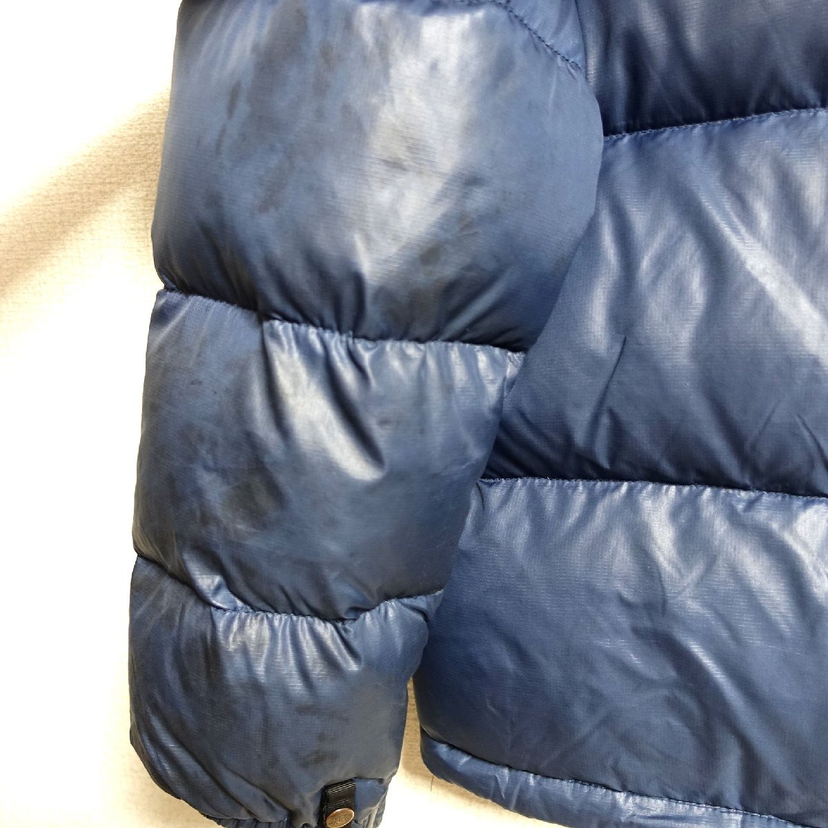 THE NORTH FACE ノースフェイス ヌプシ ダウンジャケット 700FP メンズ Sサイズ 正規品 ブルー D10428_画像7