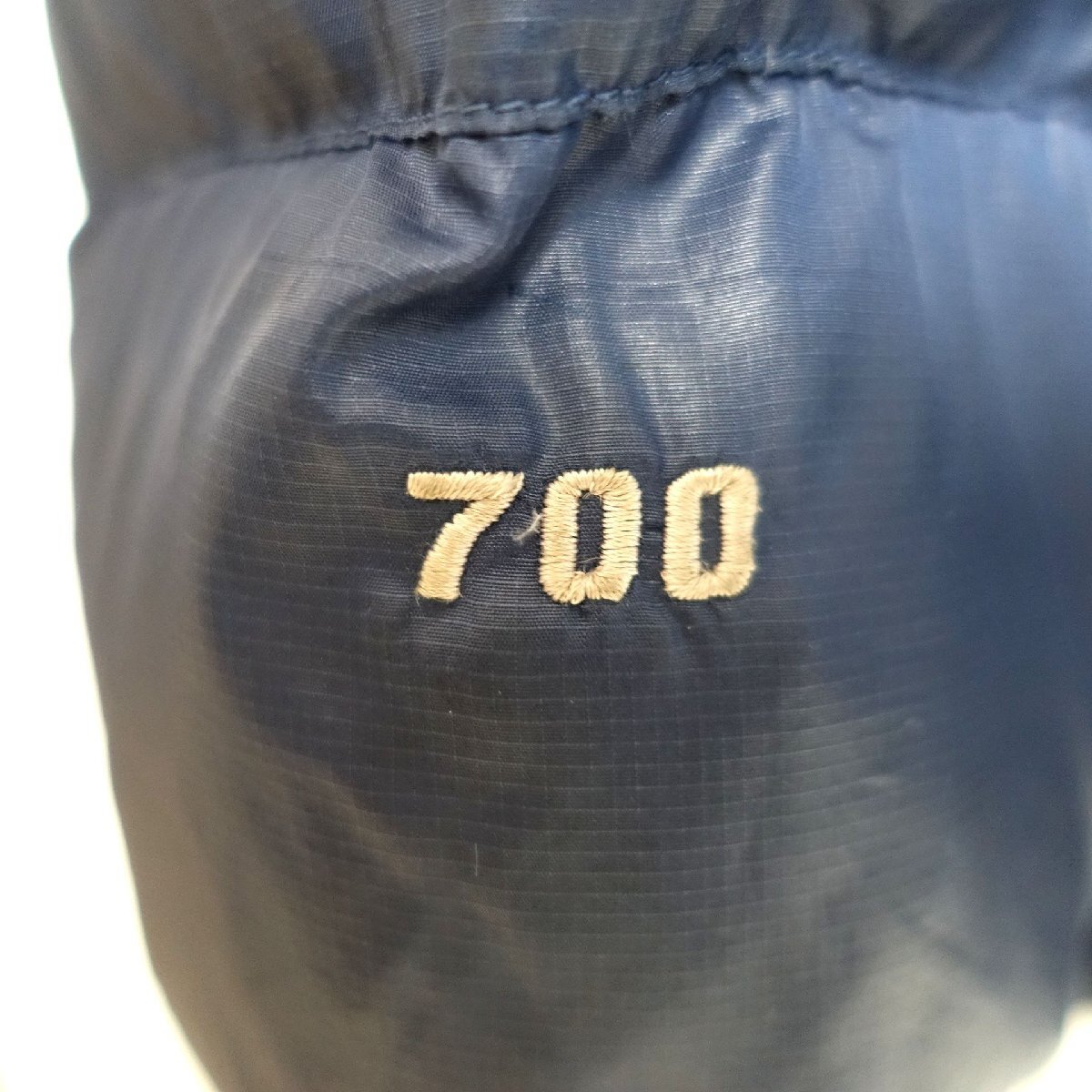 THE NORTH FACE ノースフェイス ヌプシ ダウンジャケット 700FP メンズ Sサイズ 正規品 ブルー D10428_画像5