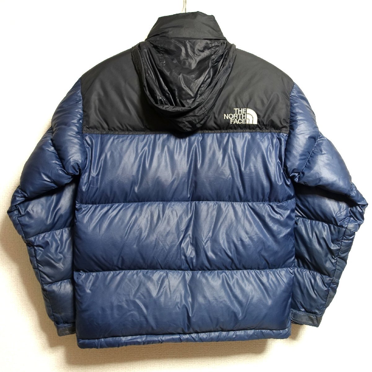 THE NORTH FACE ノースフェイス ヌプシ ダウンジャケット 700FP メンズ Sサイズ 正規品 ブルー D10428_画像2