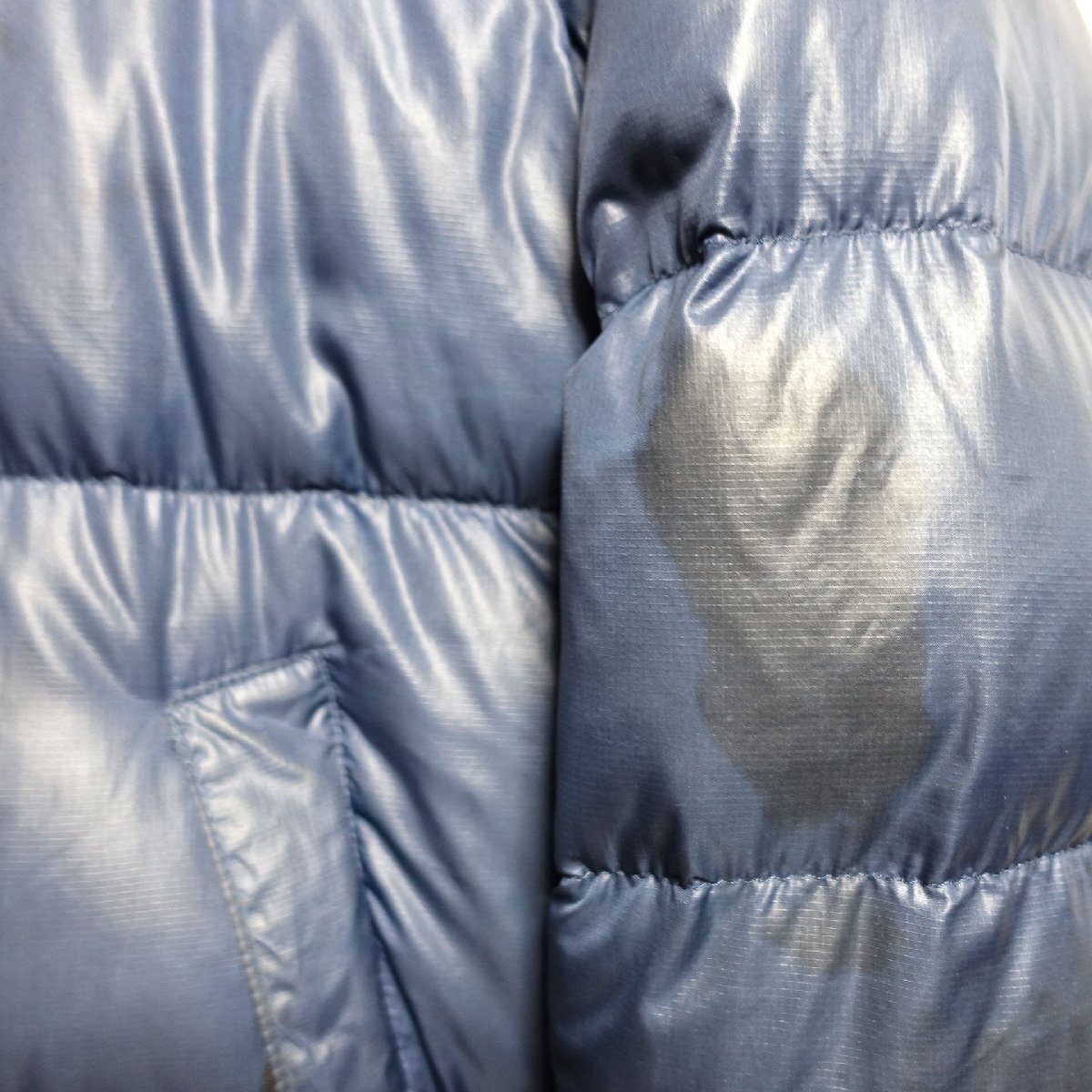 THE NORTH FACE ノースフェイス ヌプシ ダウンジャケット 700FP メンズ Sサイズ 正規品 ブルー D10428_画像10