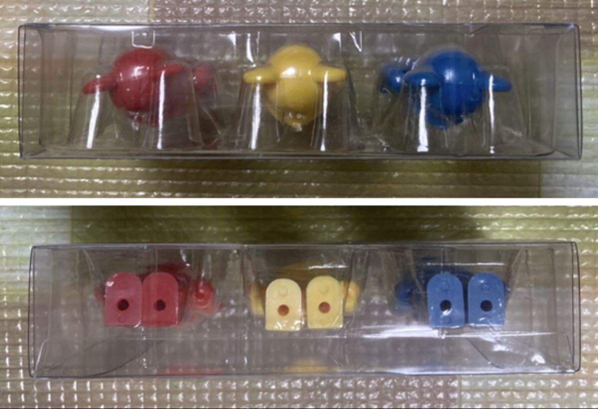 メディコムトイ★ベアブリック BE@RBRICK 100%★super sonic スーパーソニック 付録 赤黄青3体セット未開封★検索ベーシックアーティスト_画像4