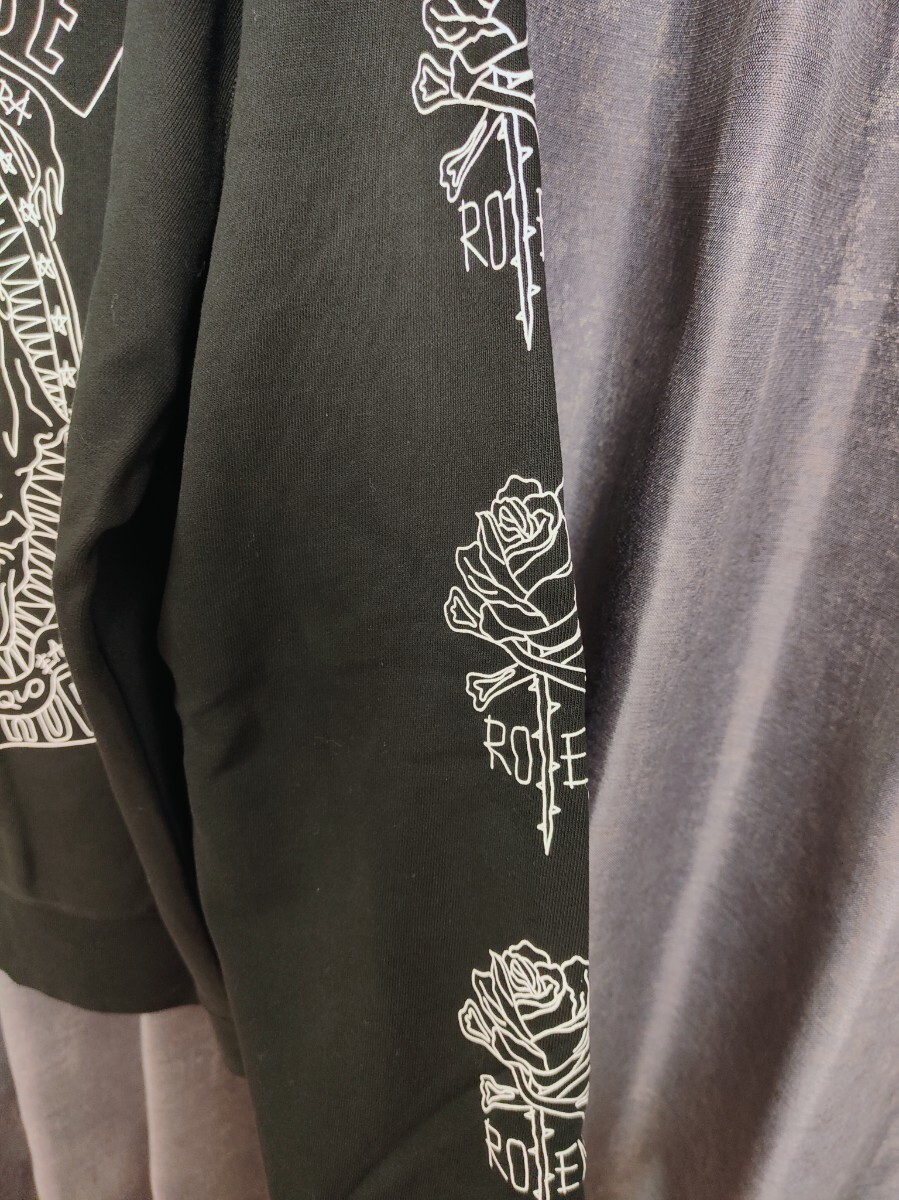 Roen 加工パーカー マリア柄 フーディ スウェット ロエン Mサイズ_画像3