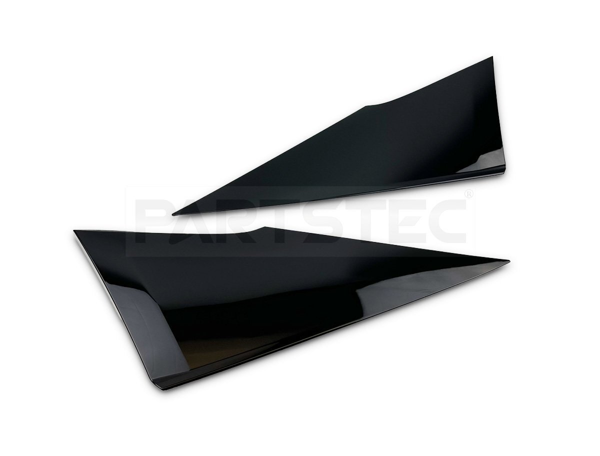 プリウス ZVW50系 ZVW51 ZVW55 クォーターピラーカバー Cピラー 左右 ガーニッシュ ブラック 62505-47012 62506-47012 新品 社外 /156-128_画像2